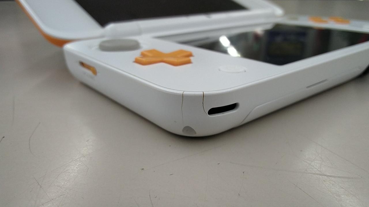 New Nintendo 2DS XL LL White Orange Console Box Stylus Japan Ver NTSC-J