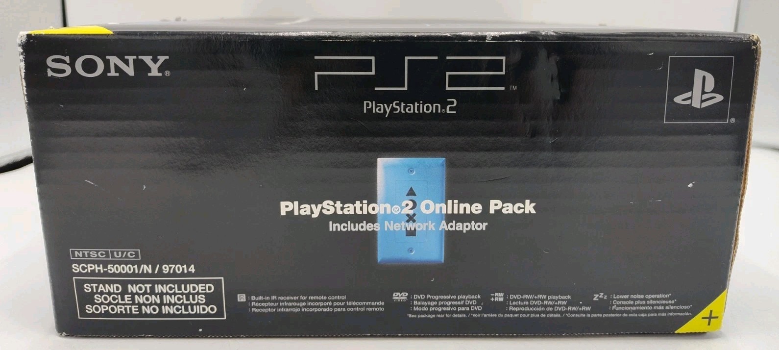 Sony PlayStation 2 SCPH-50001/N Online Pack Console Box ONLY + Case Protector!