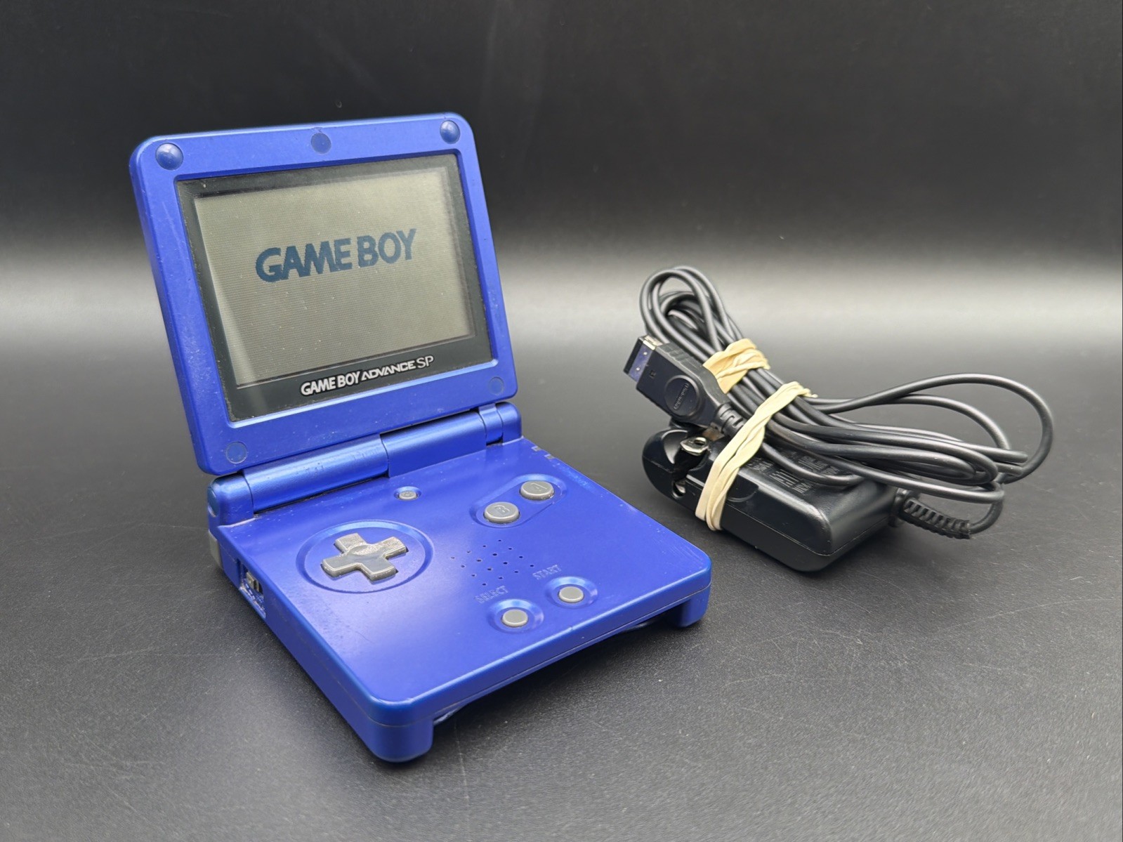 Nintendo Gameboy Advance SP Handheld System Console Cobalt Blue (AGS-001) Tested