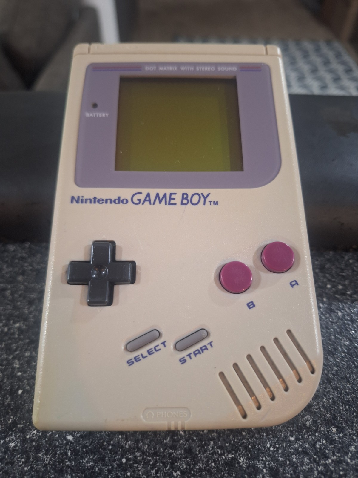 Original Nintendo Game Boy DMG-01 Console w/ Kirby Game ALL ORIGINAL TESTED