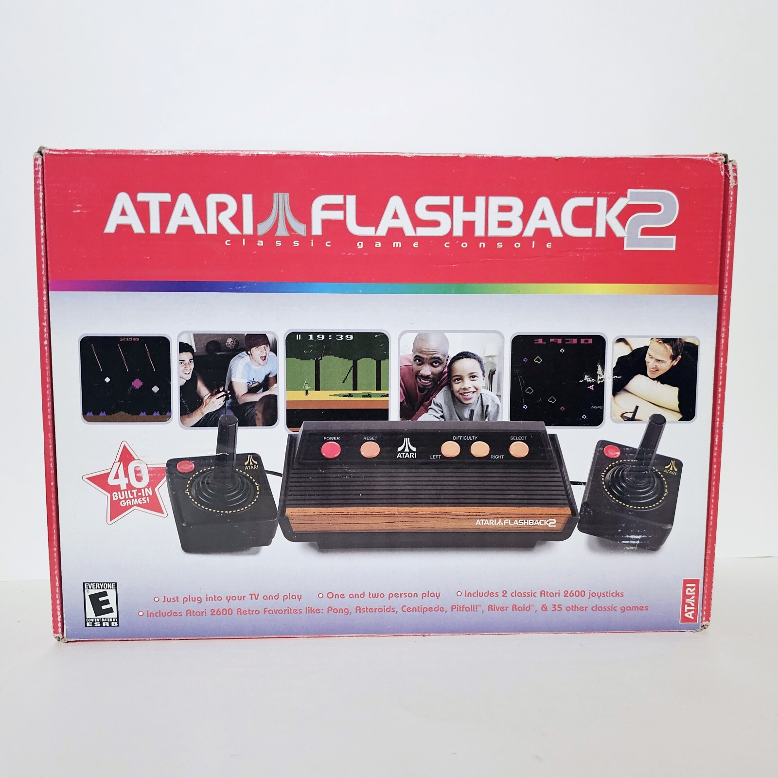 Atari Flashback 2 Classic Game Console In Box Tested Working Complete