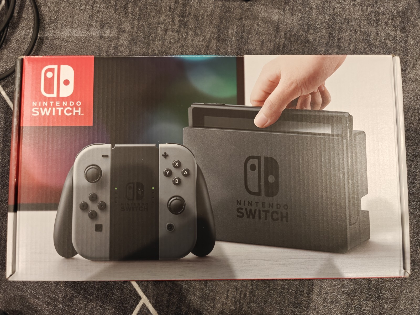 Nintendo Switch Bundle Dock Pro Controller Wall mount Charger Glass Film