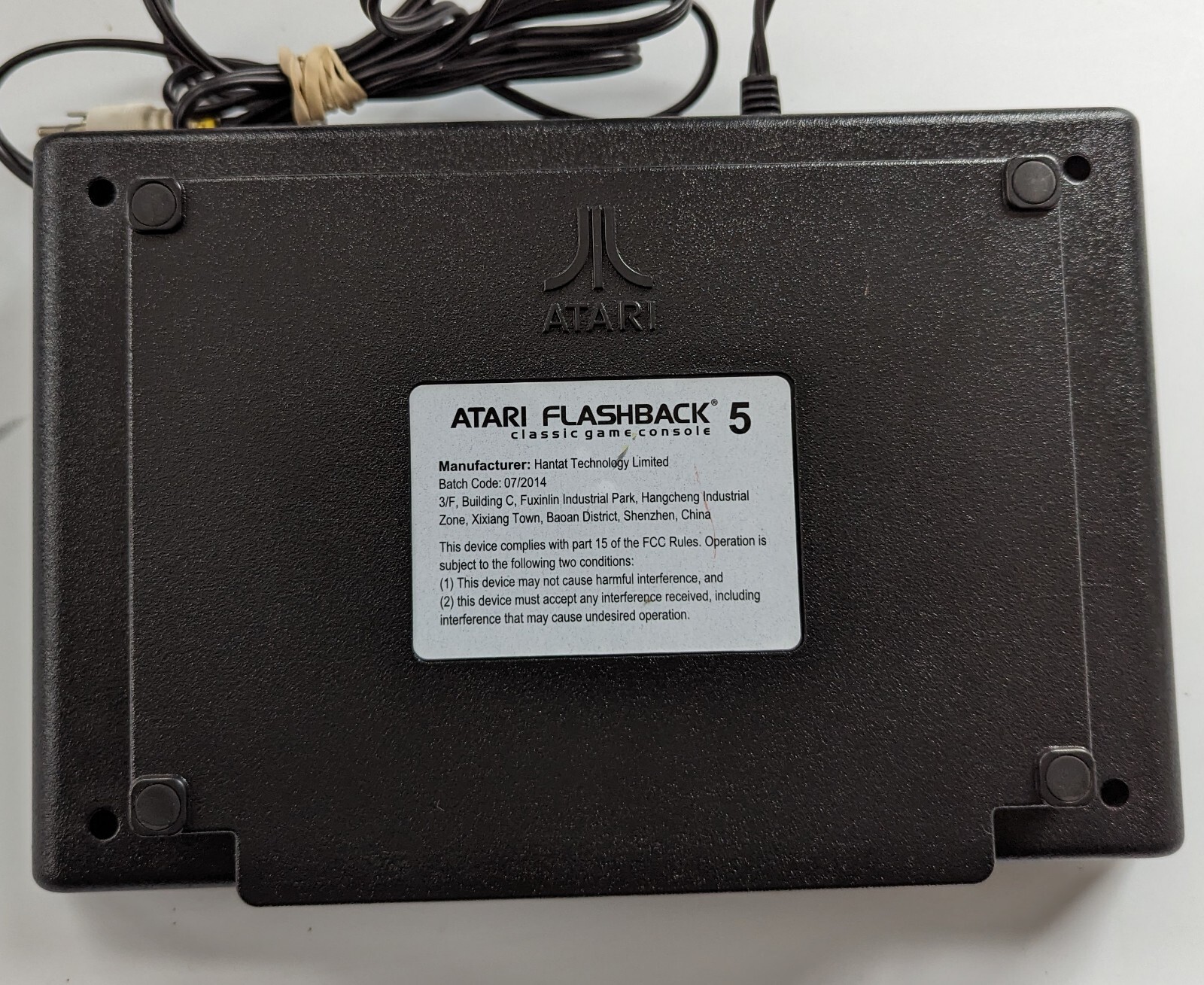 Atari Flashback 5 Classic Game Console Only. Tested No Controllers Or Power Used