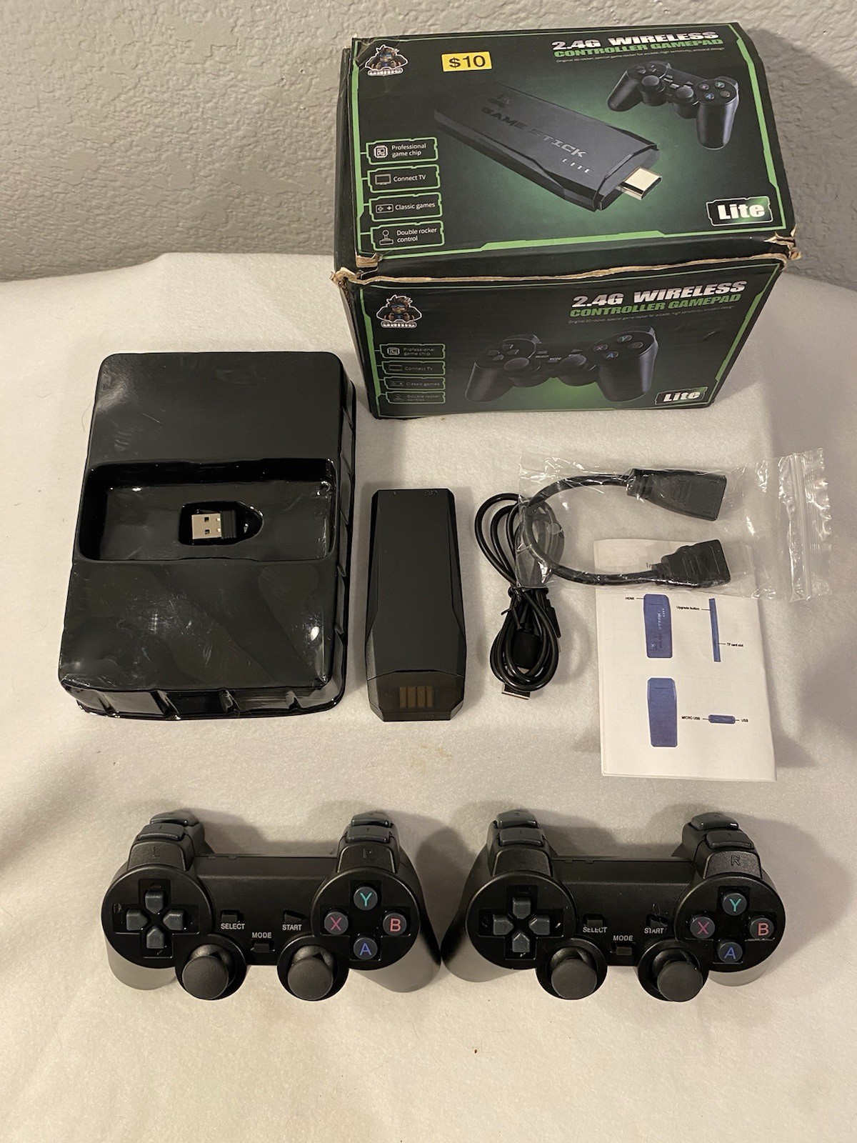 M8 Wireless Retro Game Console Stick, Retro Game Stick 4K HDMI Output Classic