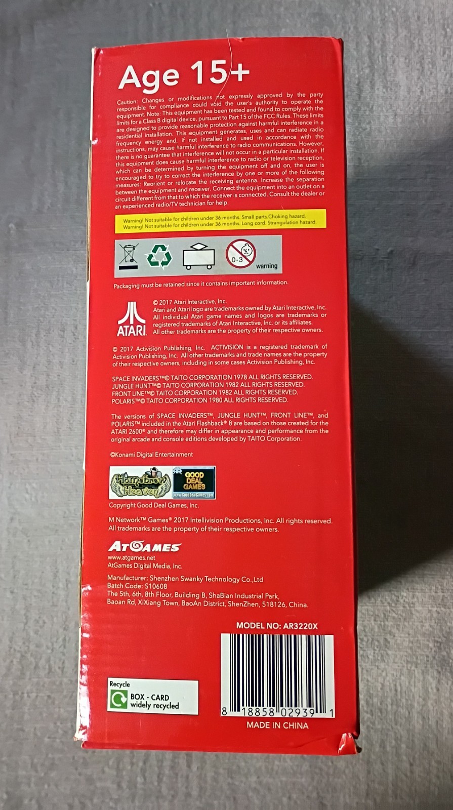 Atari Flashback 8 Deluxe 105 Games
