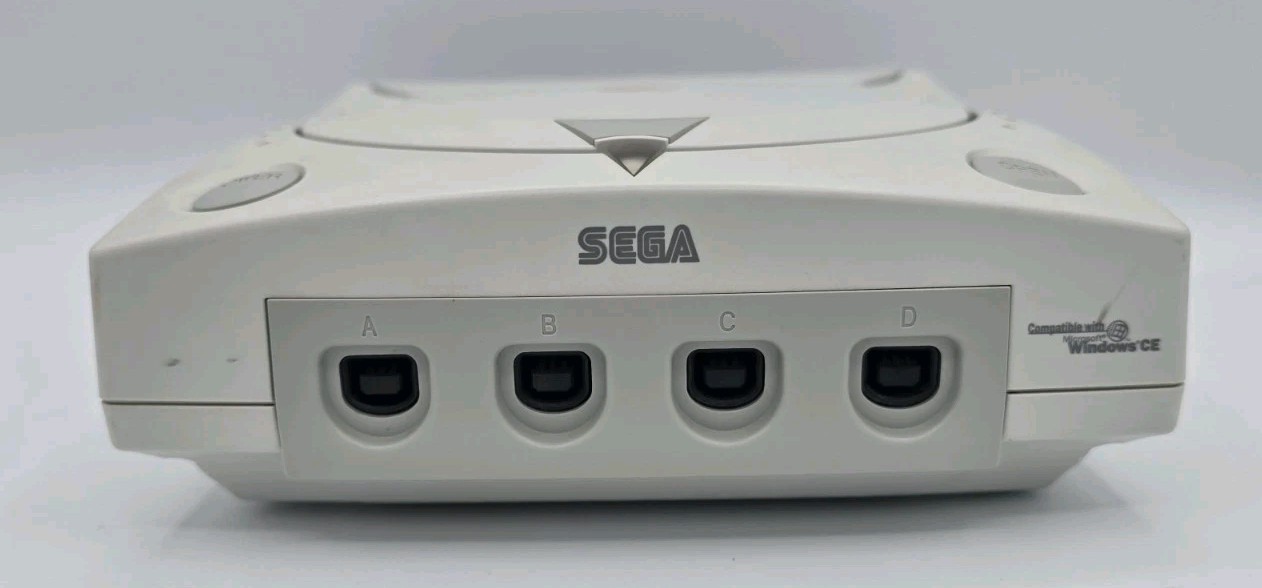 Sega Dreamcast Console With Controller VMU and Cables All Tested Working