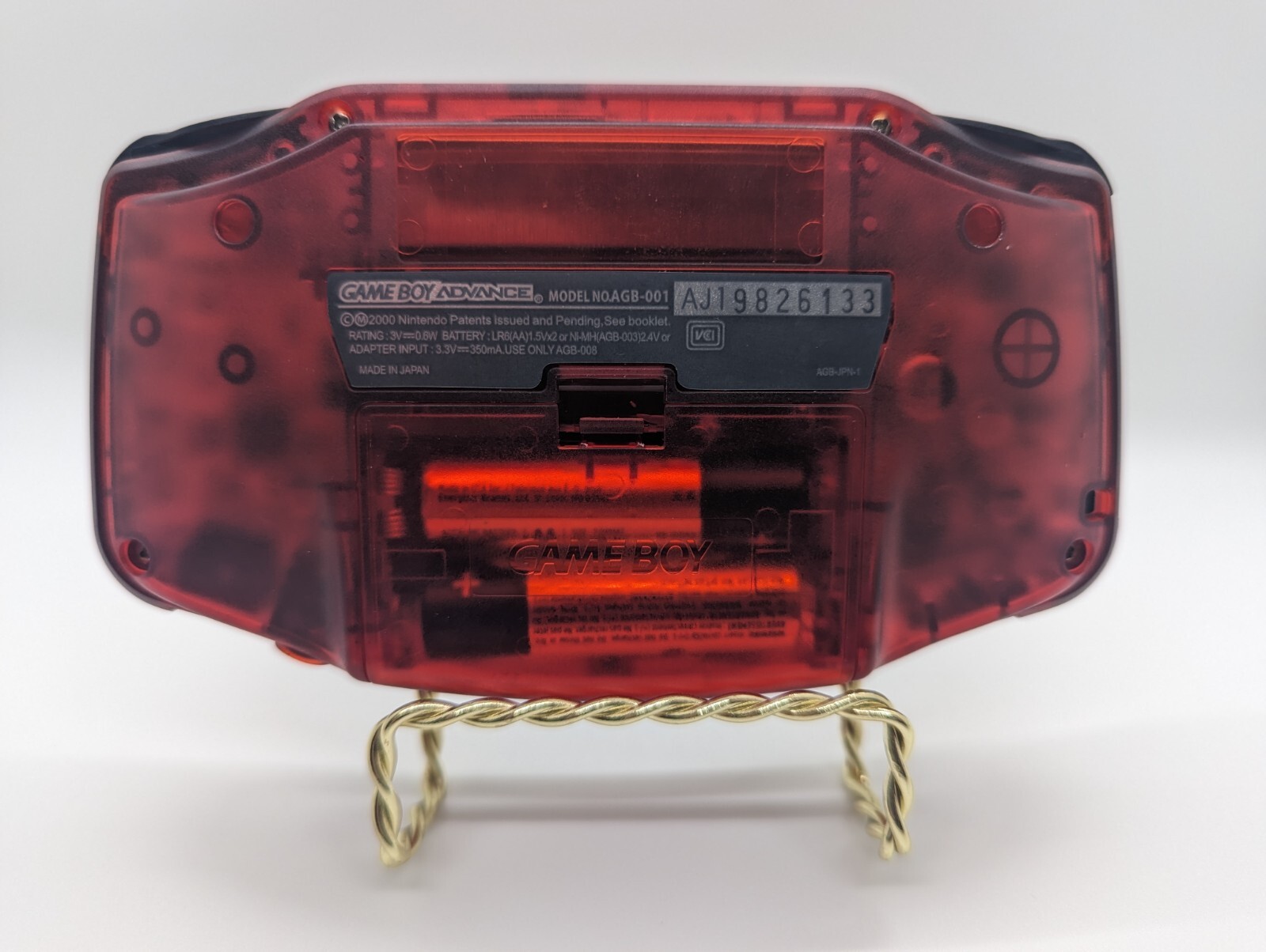 CUSTOM GAMEBOY ADVANCE RUBY