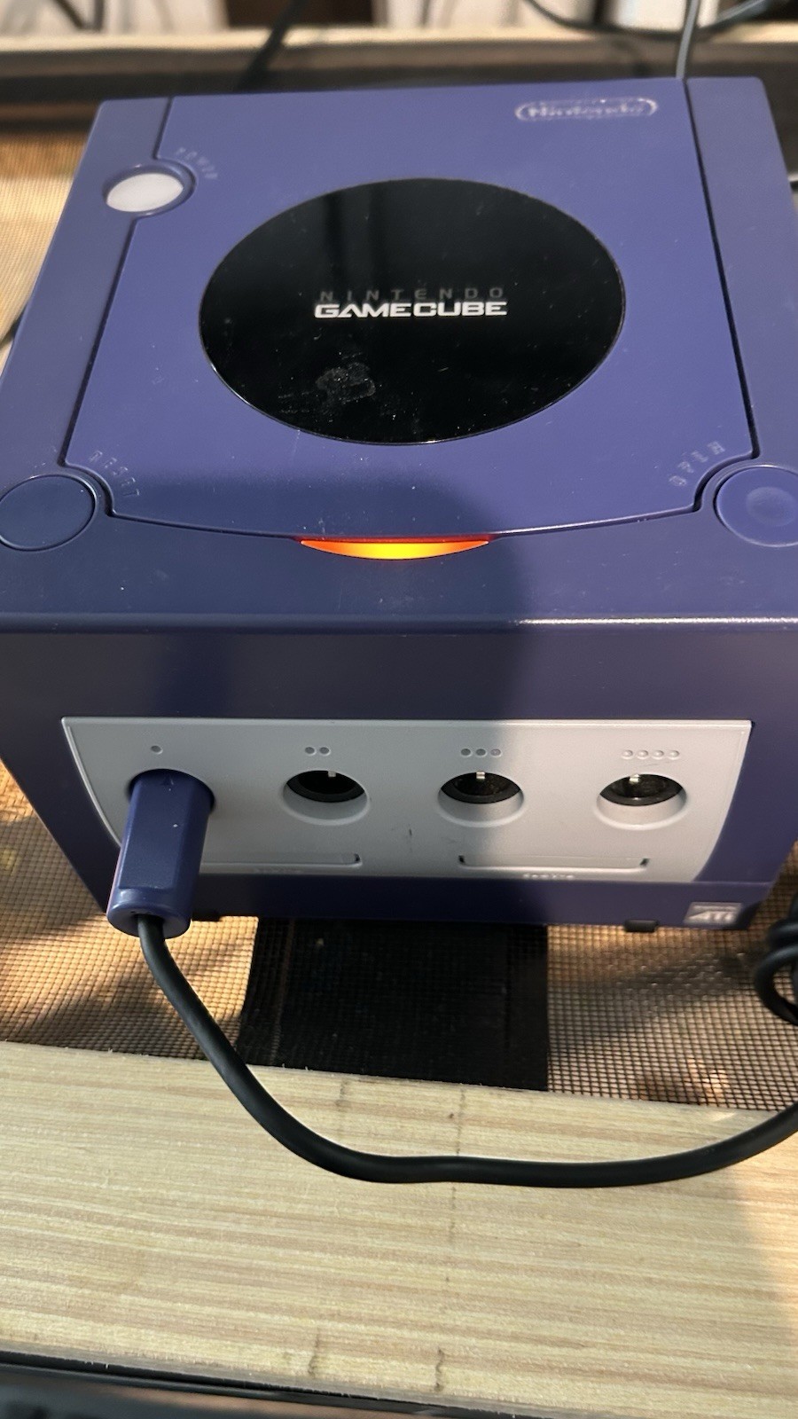CIB Nintendo Gamecube Console Indigo DOL-001 Complete (read Dis) With Metroid Pr