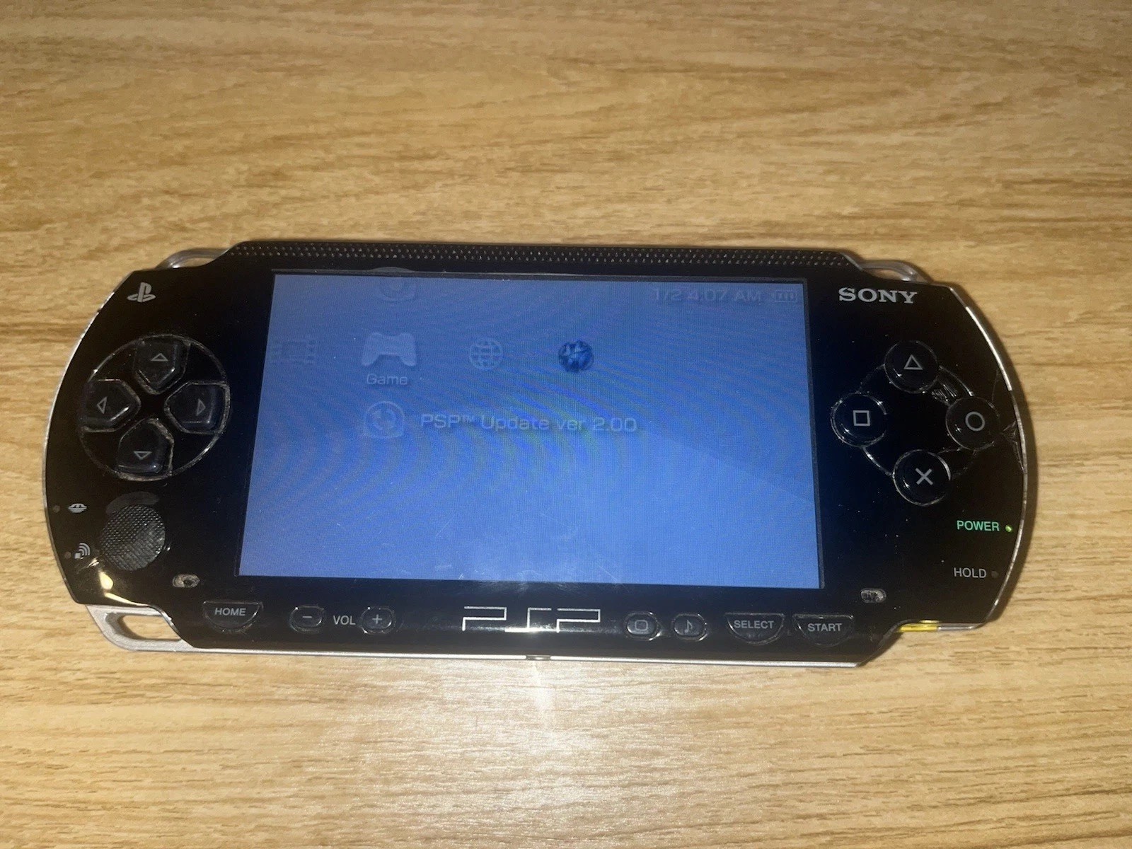 Parts/Repair Sony PlayStation Portable 1001 Works Plays Games WiFi Switch Broken