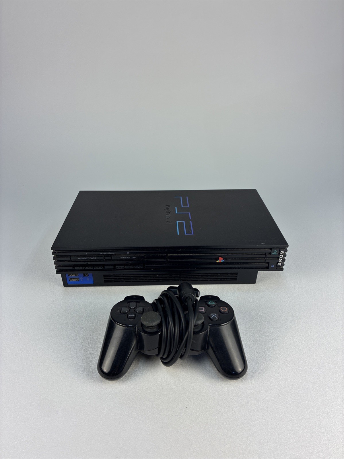 Sony PlayStation 2 Fat Console SCPH-30001 System Cords Controller Bundle Ps2