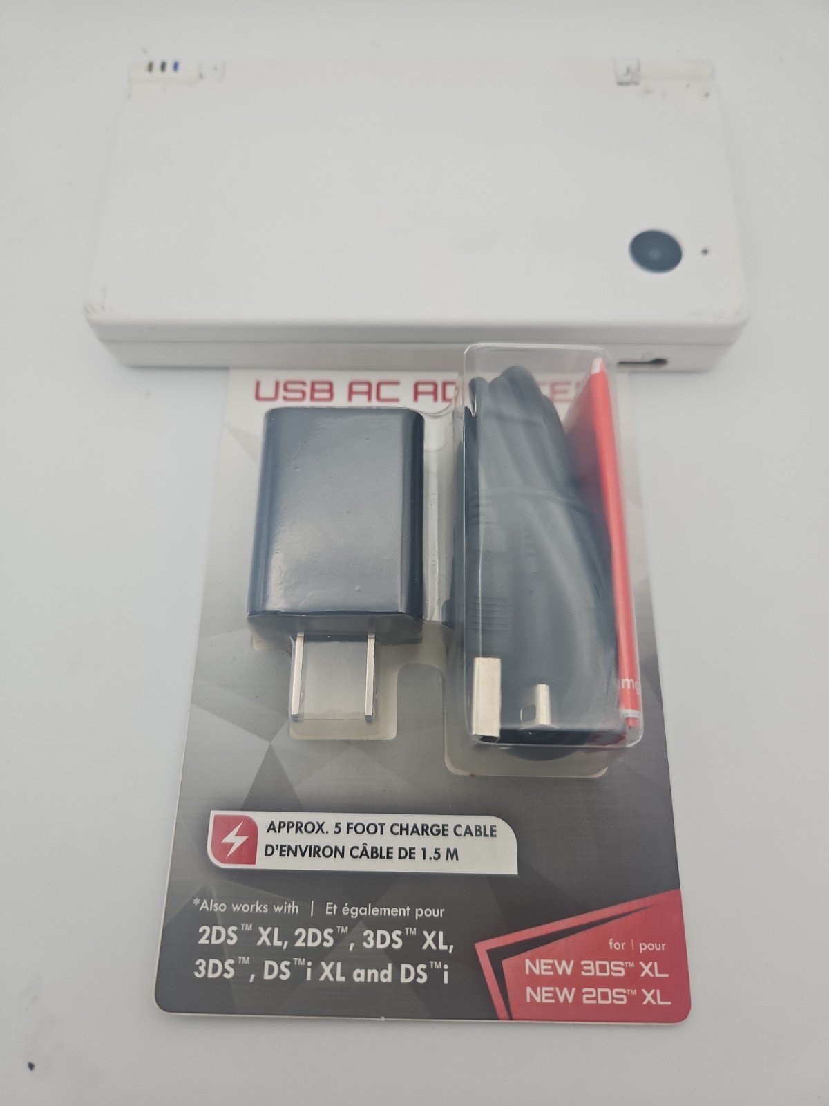 Nintendo DSi – White – JPN Region Free – Tested & Working W/ New Charger