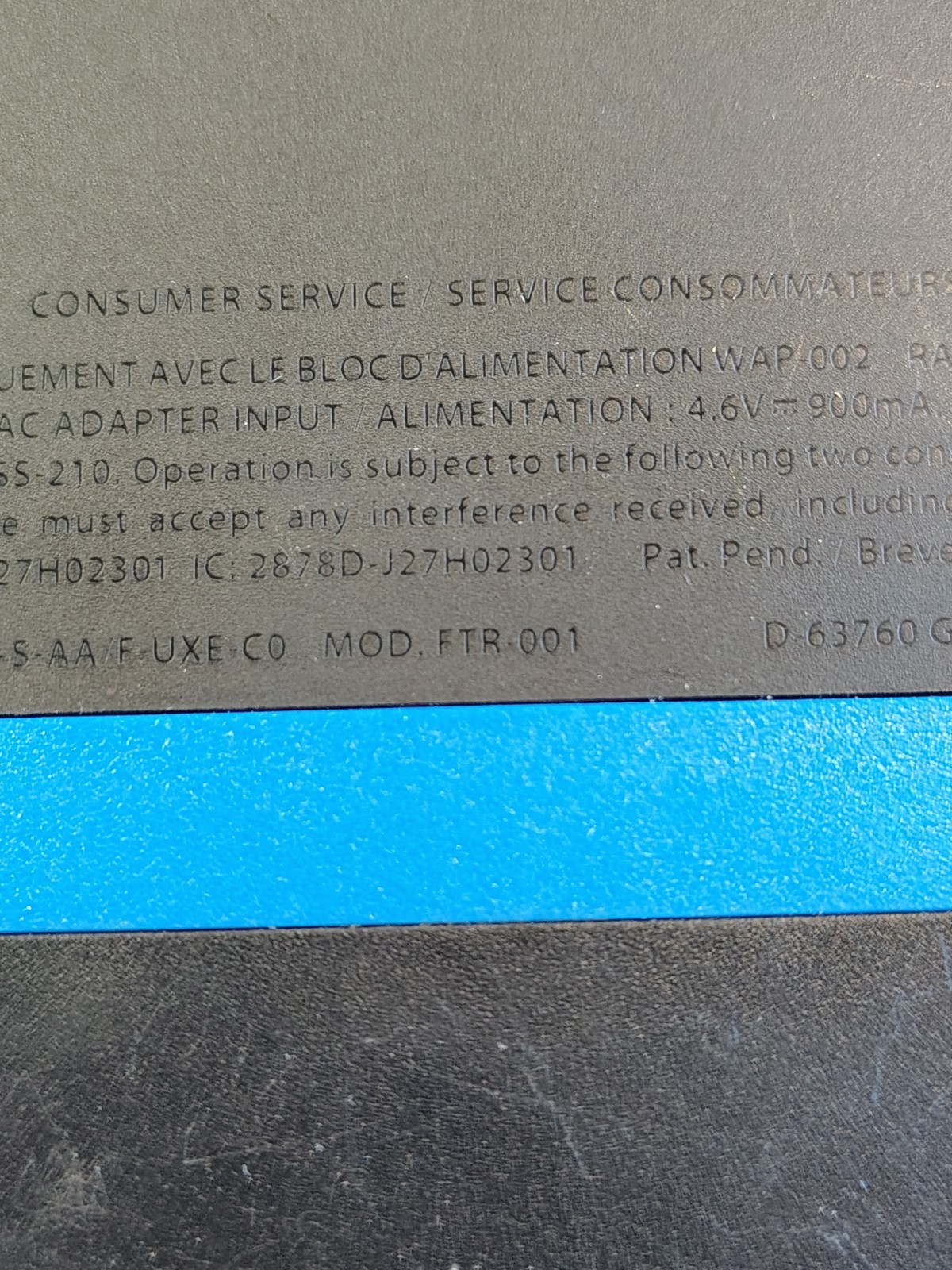 Nintendo 2DS Black/Blue Handheld System FTR-001
