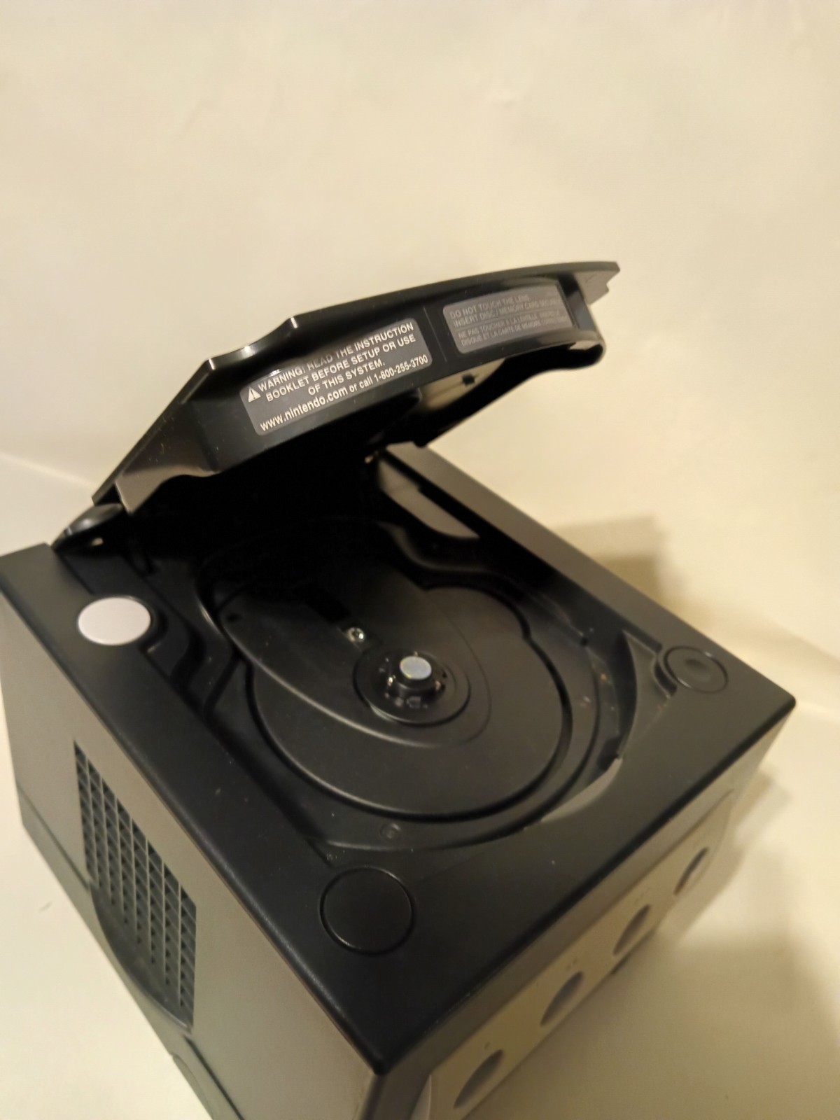 Nintendo GameCube Bundle DOL-001 Black Console, Purple Controller. Harry Potter