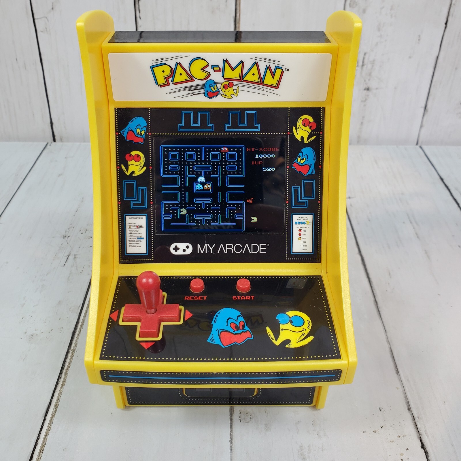 My Arcade Pac-Man Mini Arcade Machine – DGUNL3220 Retro Games Portable GUC
