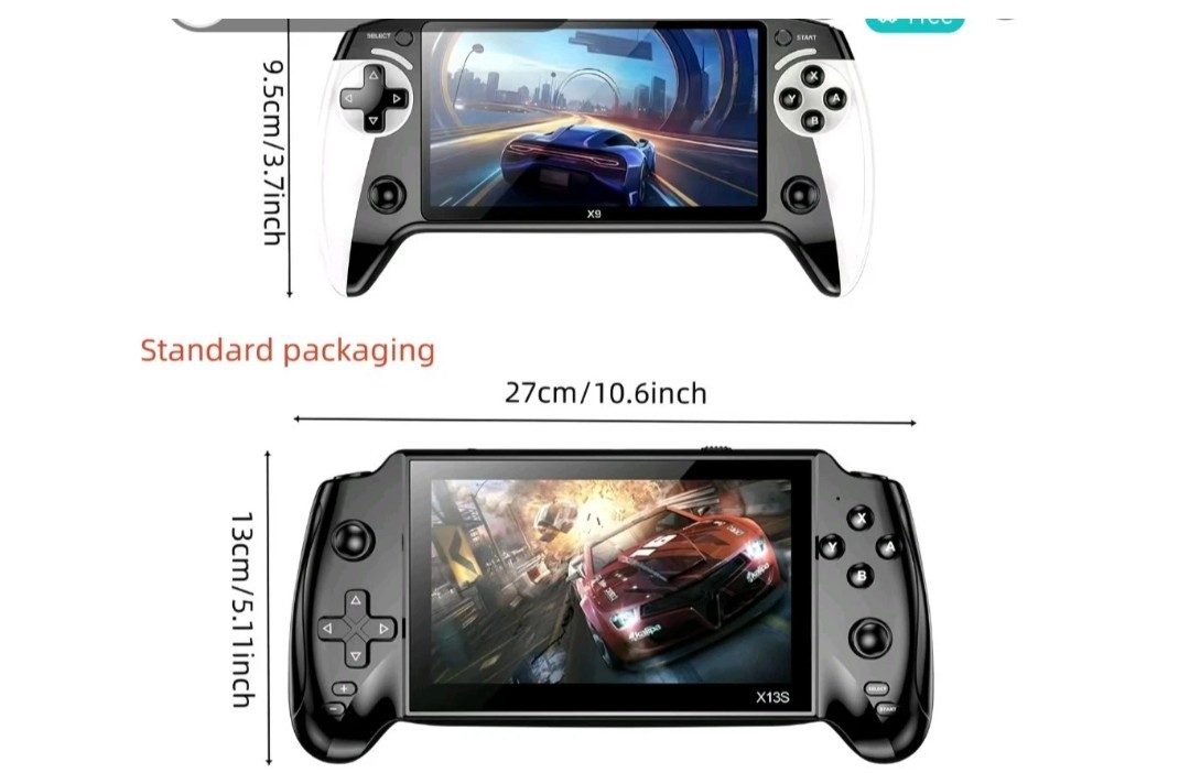 X9 Retro Handheld Game Console 5.5 Inch 20000+ Games Portable Gaming Player