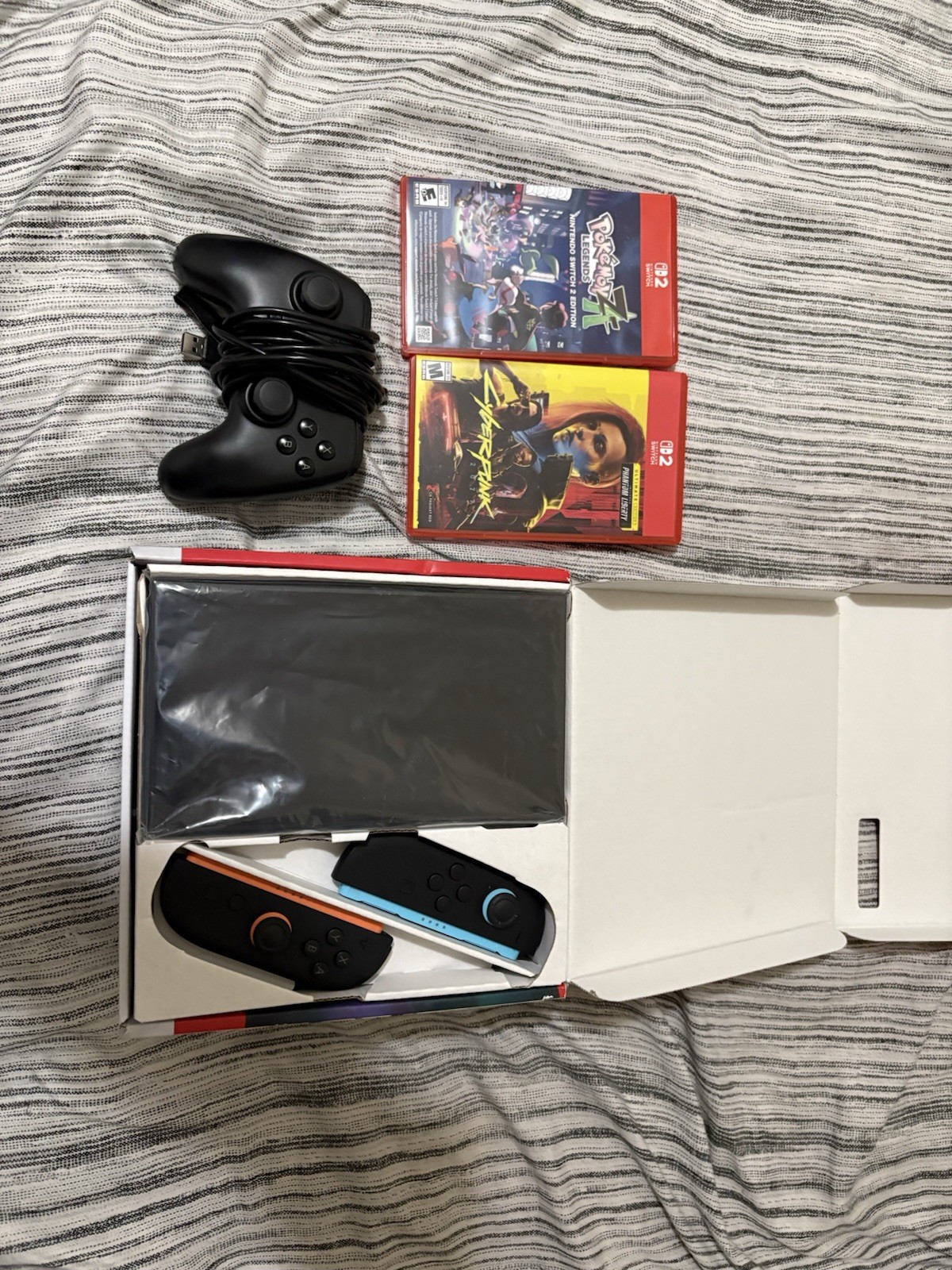 Nintendo Switch 2 With Extra Controller, Cyber Punk And Pokémon Legends Z-A