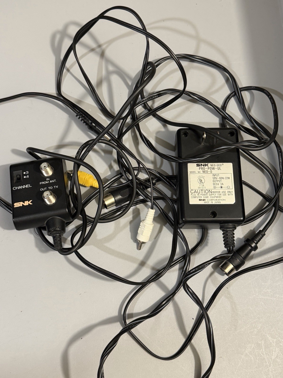 Neo Geo AES US Gold System Console SNK Please Read Low Serial