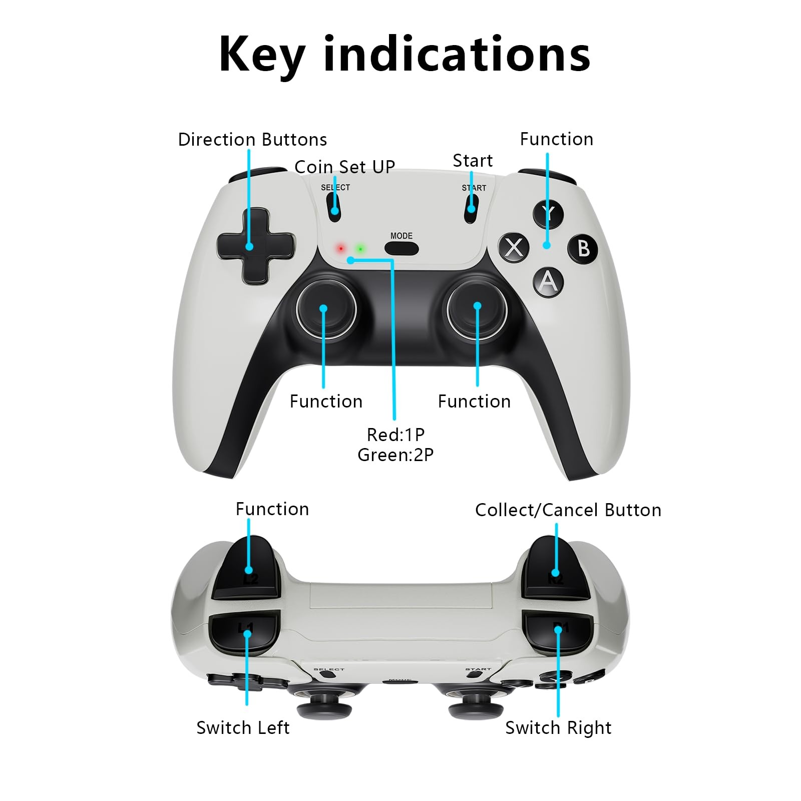 2026 Upgraded Wireless Retro Gaming Console Stick 4K HDMI, Retro Video Game C…