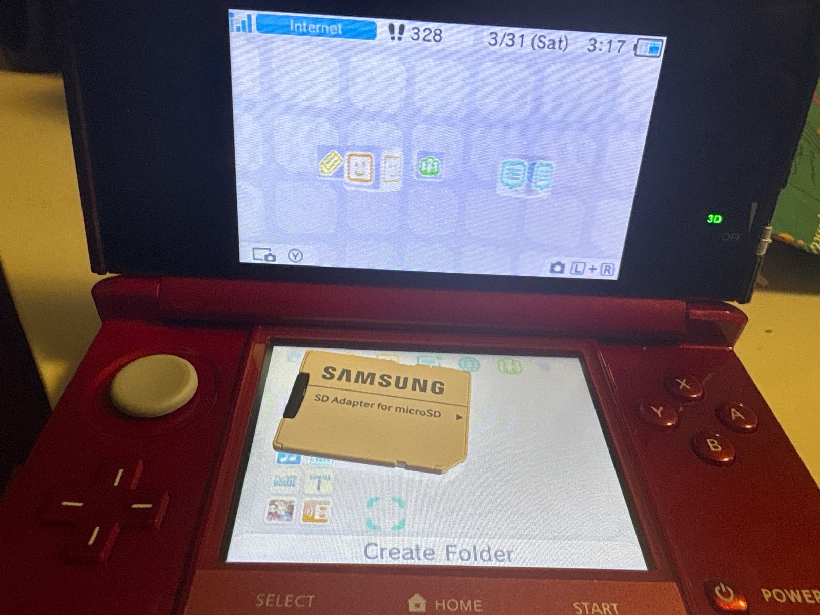 Nintendo 3DS Handheld System – Flame Red