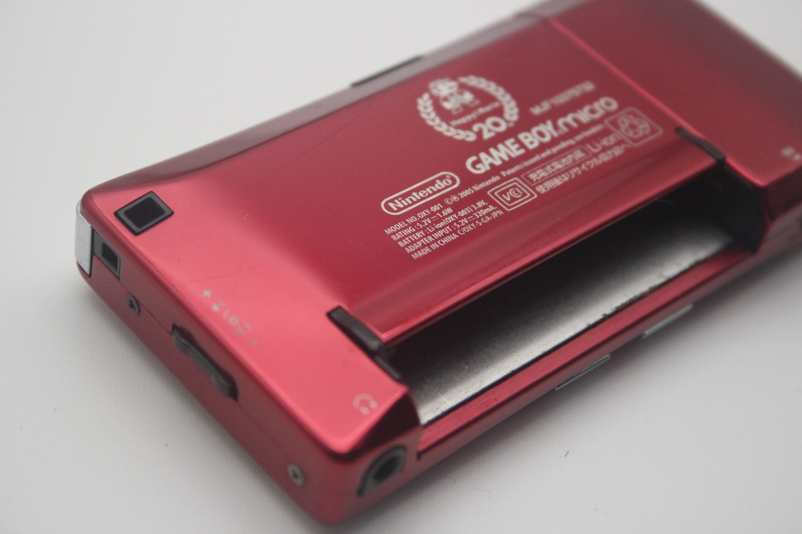 Nintendo GameBoy Micro Console Famicom 20th Anniversary Edition w/ Super Mario 2