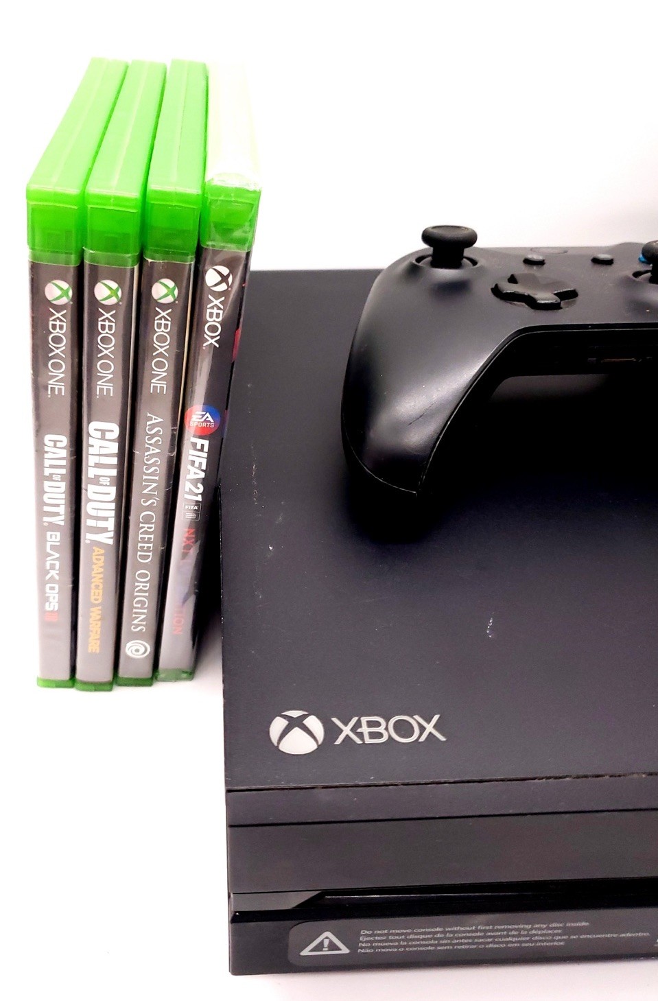 Microsoft Xbox One Console Model 1540 W/ 4 Games 1 Sealed TESTED & WORKING