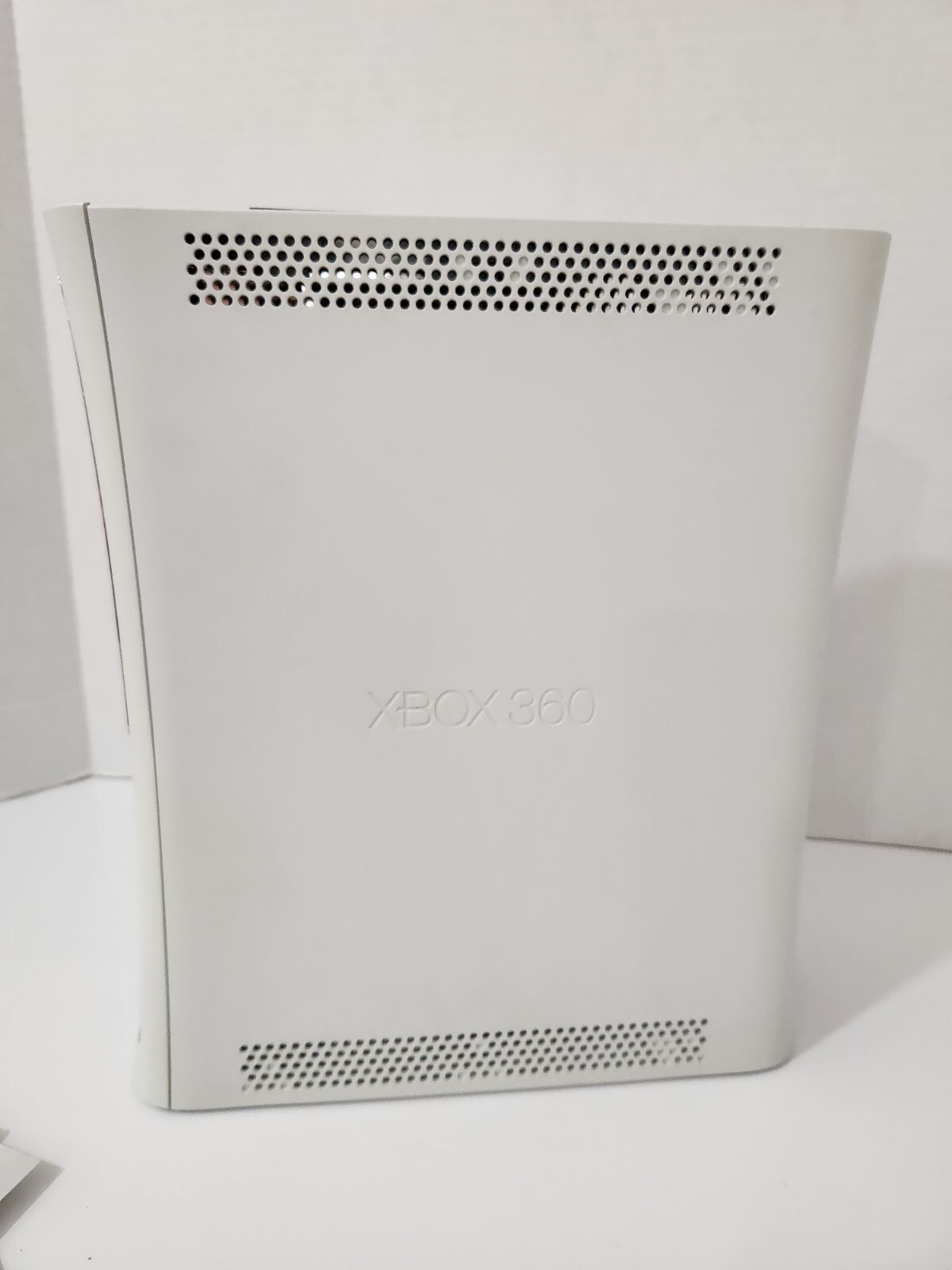 Microsoft Xbox 360 White Console And Manuals Comes With Box See Pictures