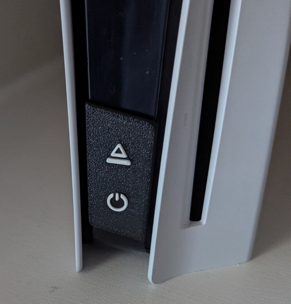 PS5 Disc Edition Power Eject Button Overlay