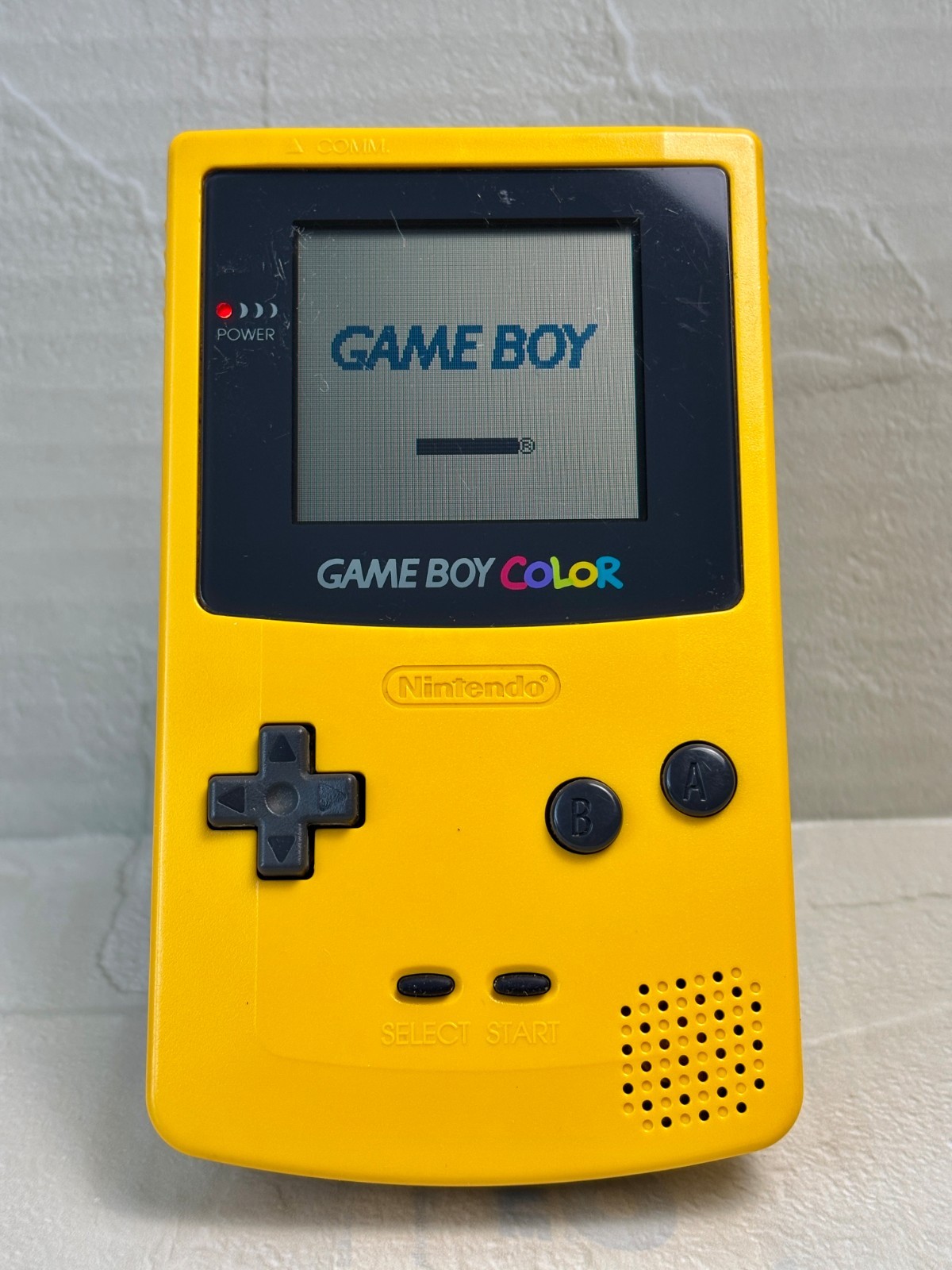 Nintendo Game Boy Color Yellow CGB-001 Console Tested Working Japan GBC
