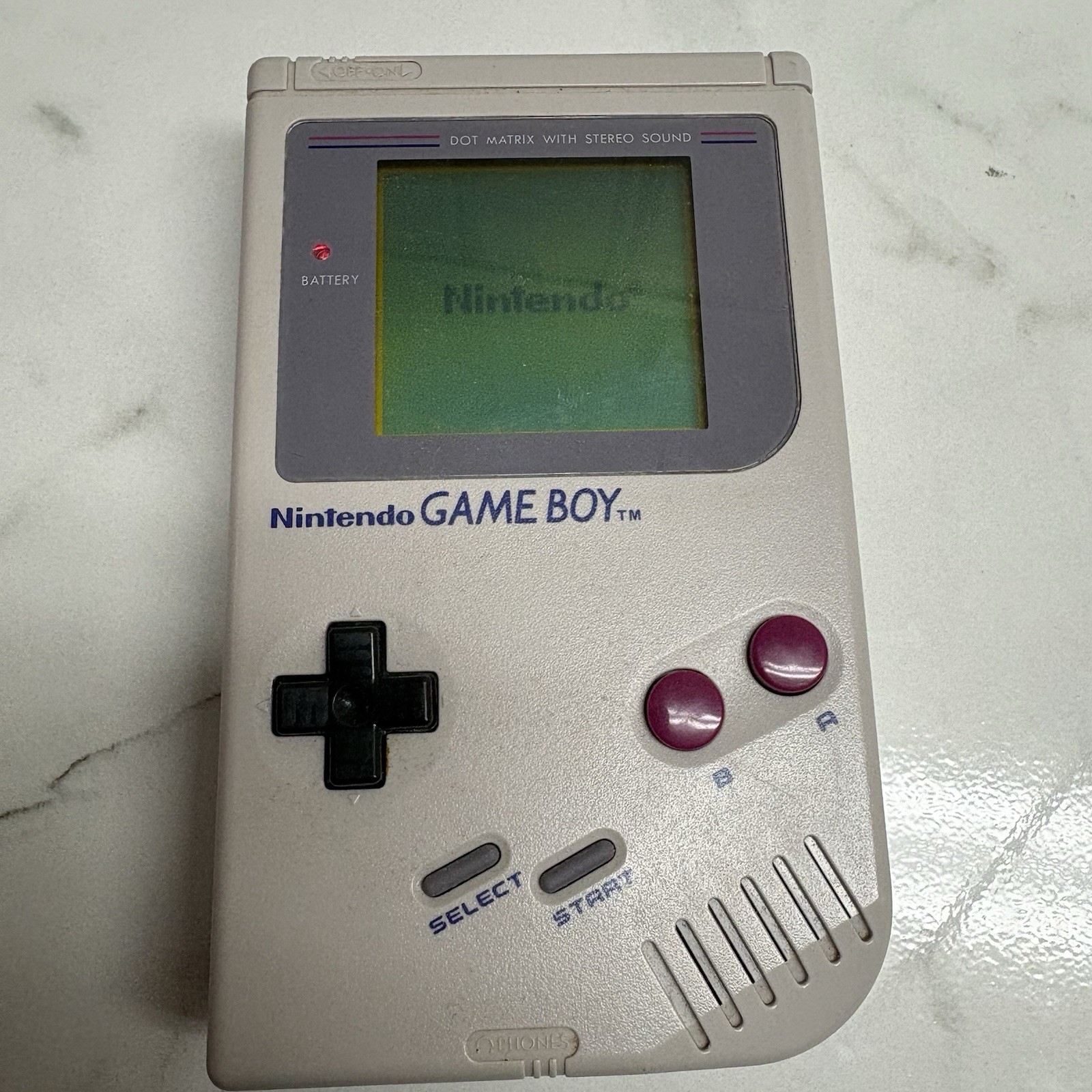 Nintendo Game Boy DMG-01 Gray Handheld Console Tested Works Original OEM Japan