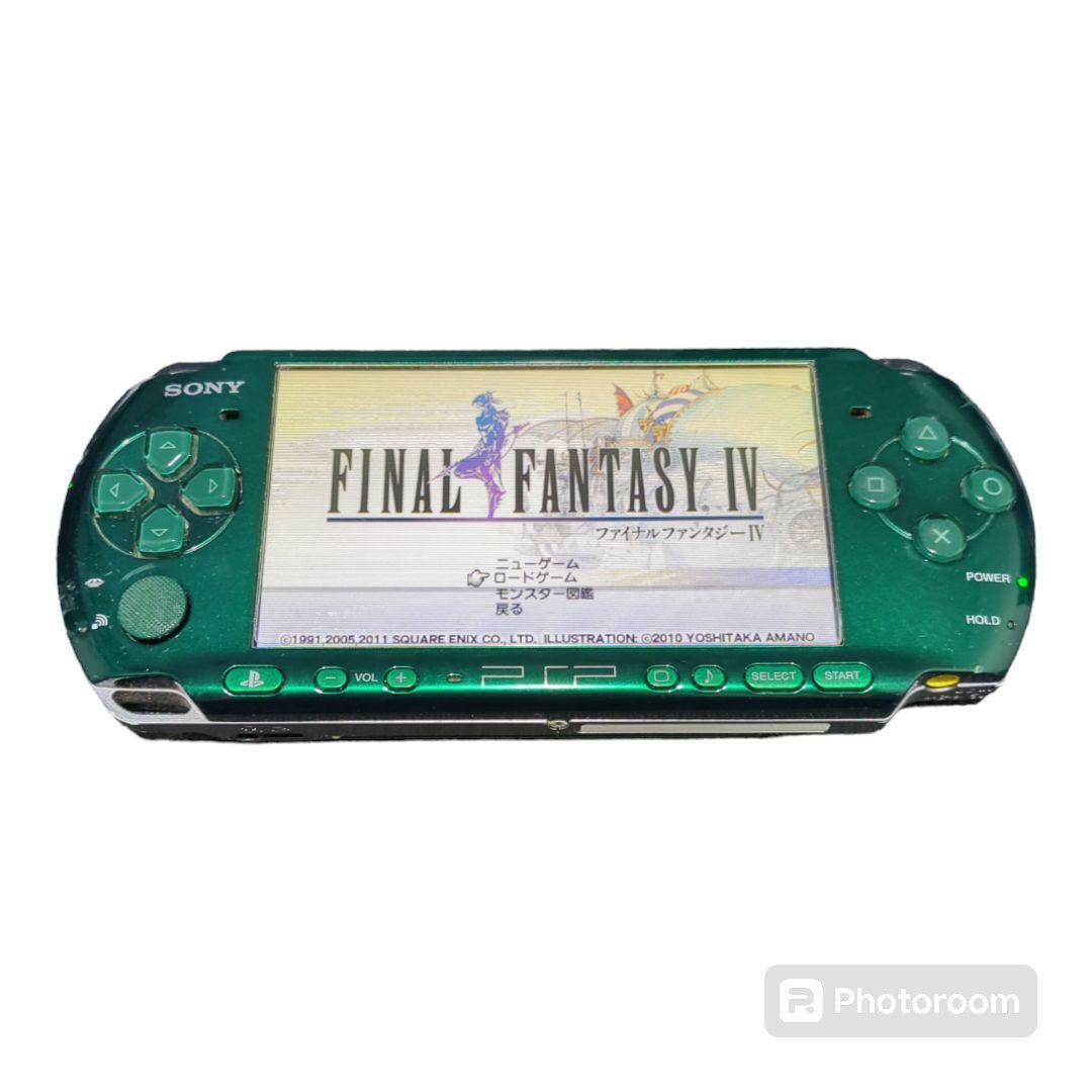 PSP Playstation Portable Spirited Green PSP 3000SG Sony game Console Japan F/S