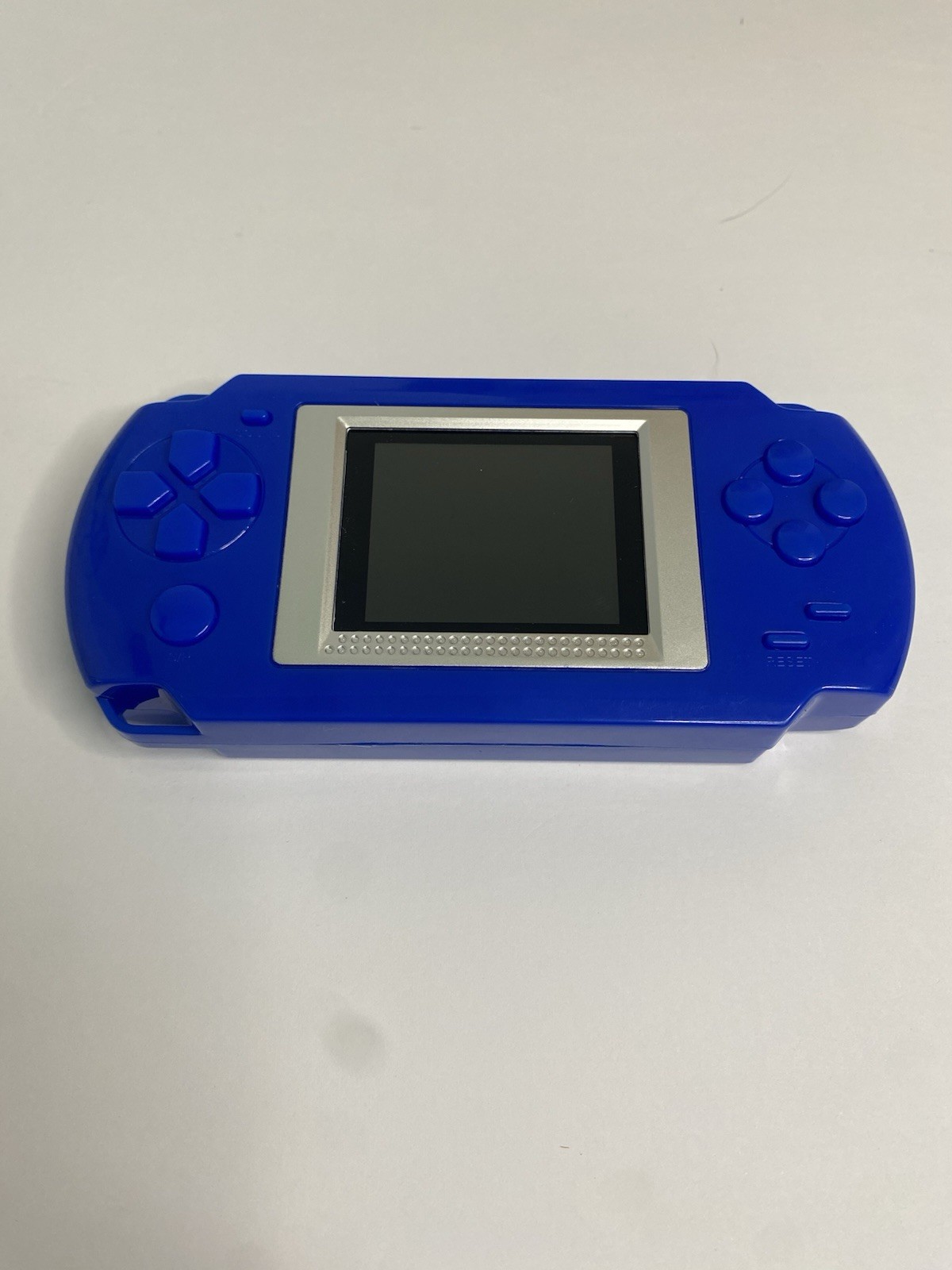 Blue Handheld Video Game Console System 268 in 1 Model w/ Built-In Game Menu