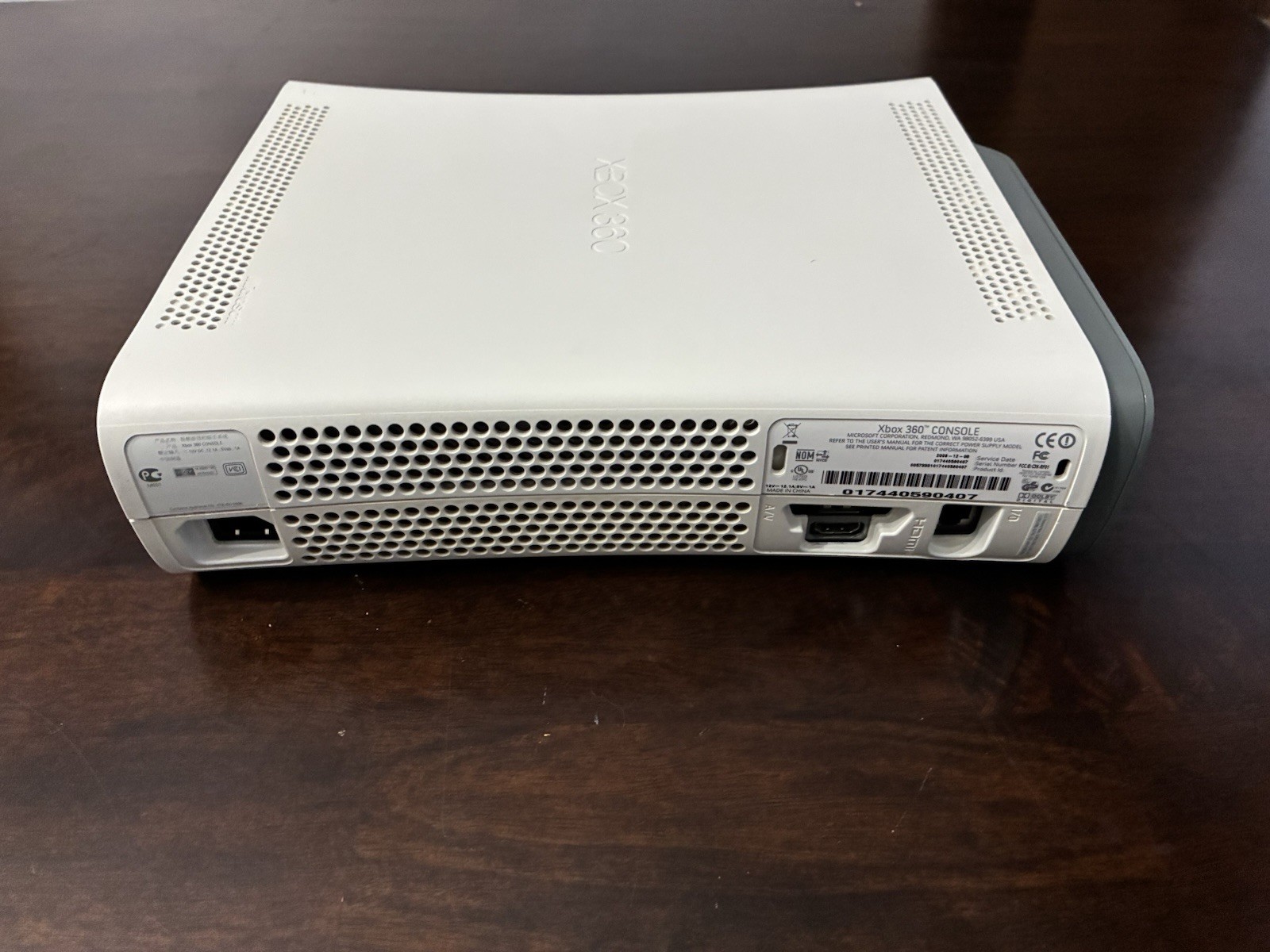 Microsoft Xbox 360 Core 20GB CONSOLE ONLY – TESTED & WORKING