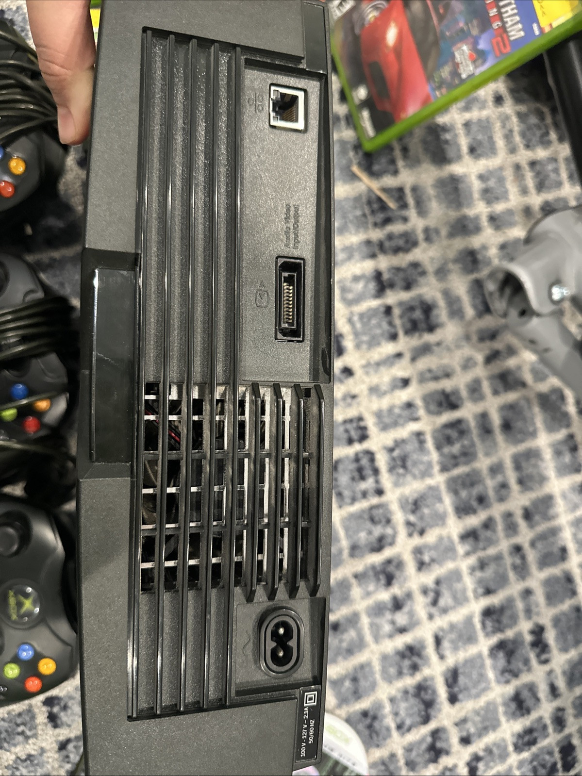 Xbox Gen 1 Missing 1 Wire And Slightly Used Over All A Great Console 👍 😊