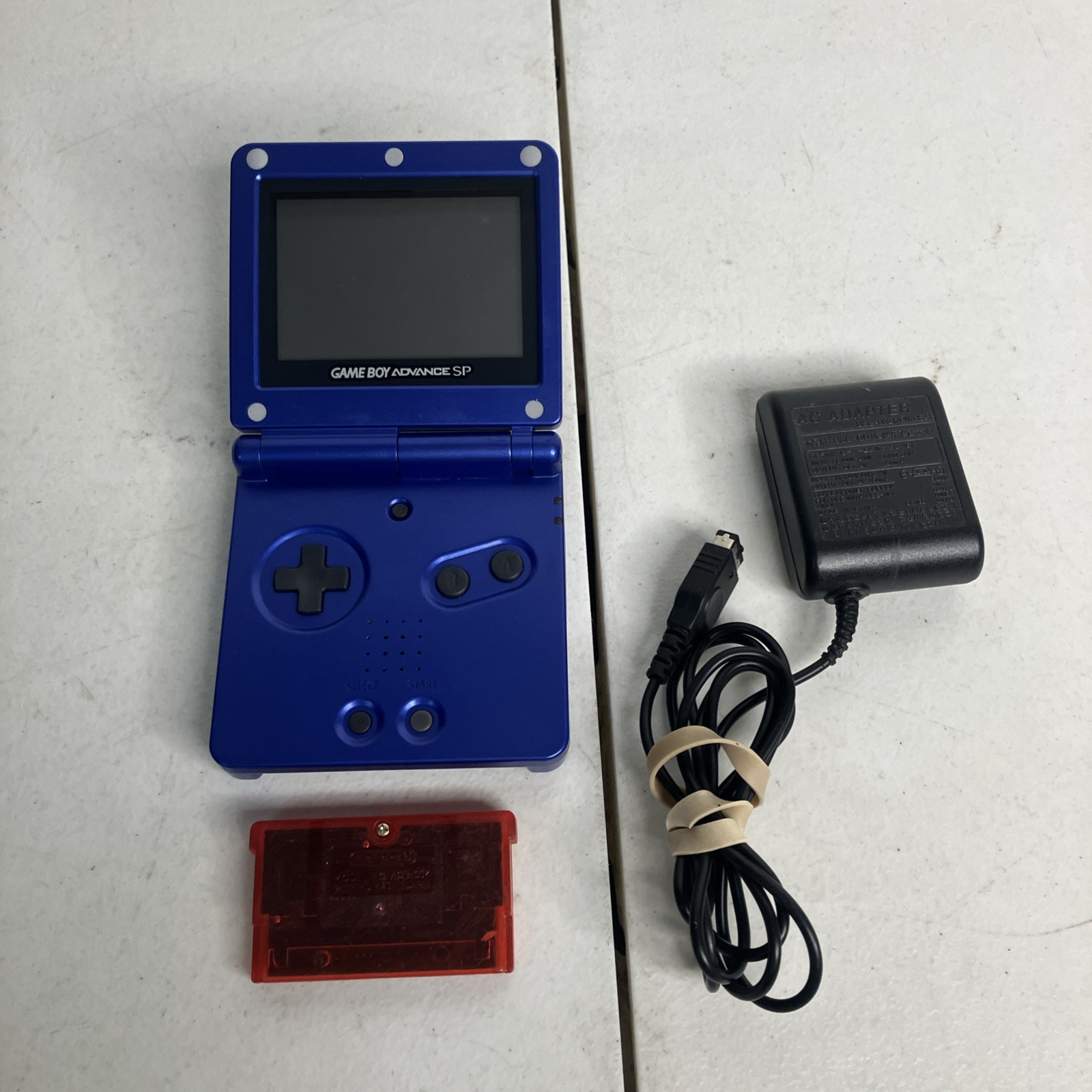 Gameboy Advance SP Cobalt Blue AGS-001 With Charger