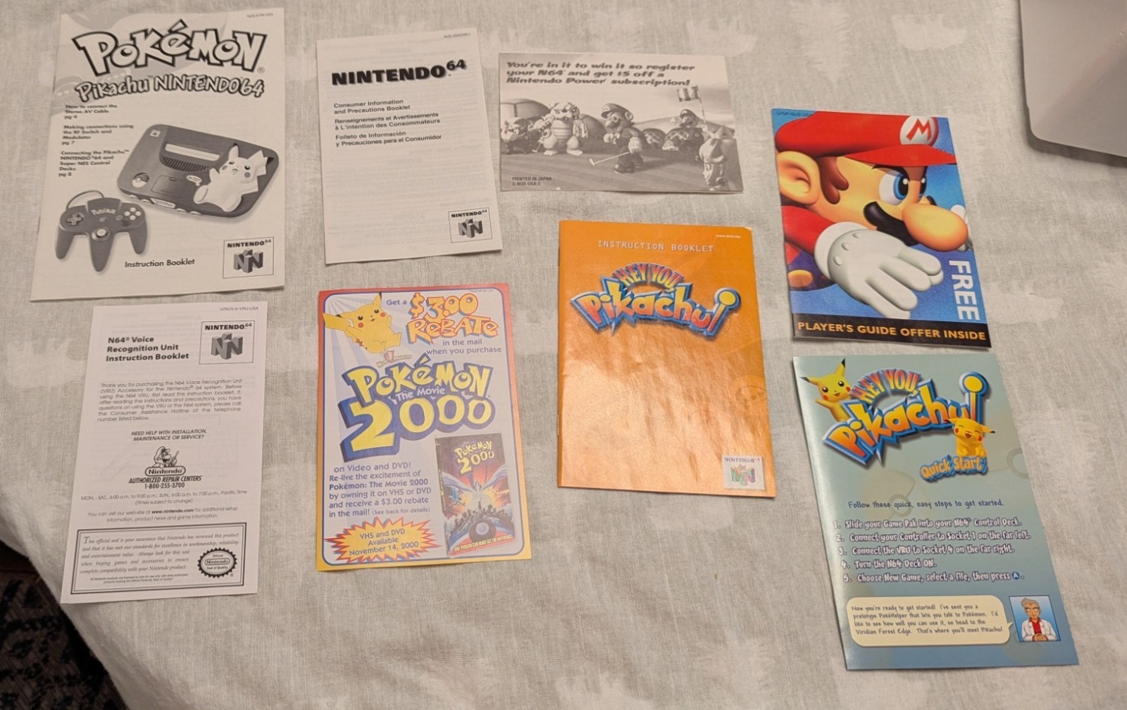 Pikachu Nintendo 64 Console System Complete In Box CIB “Toys R Us”