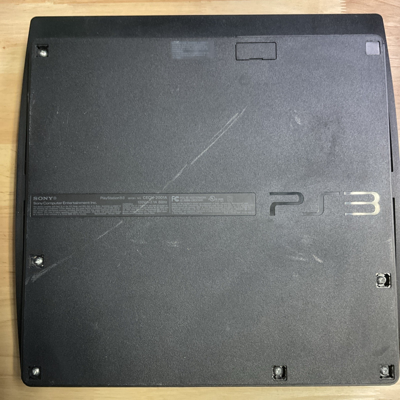 Sony Playstation 3 PS3 Slim CECH-2001A Console – For Repair – Powers On-Stays On