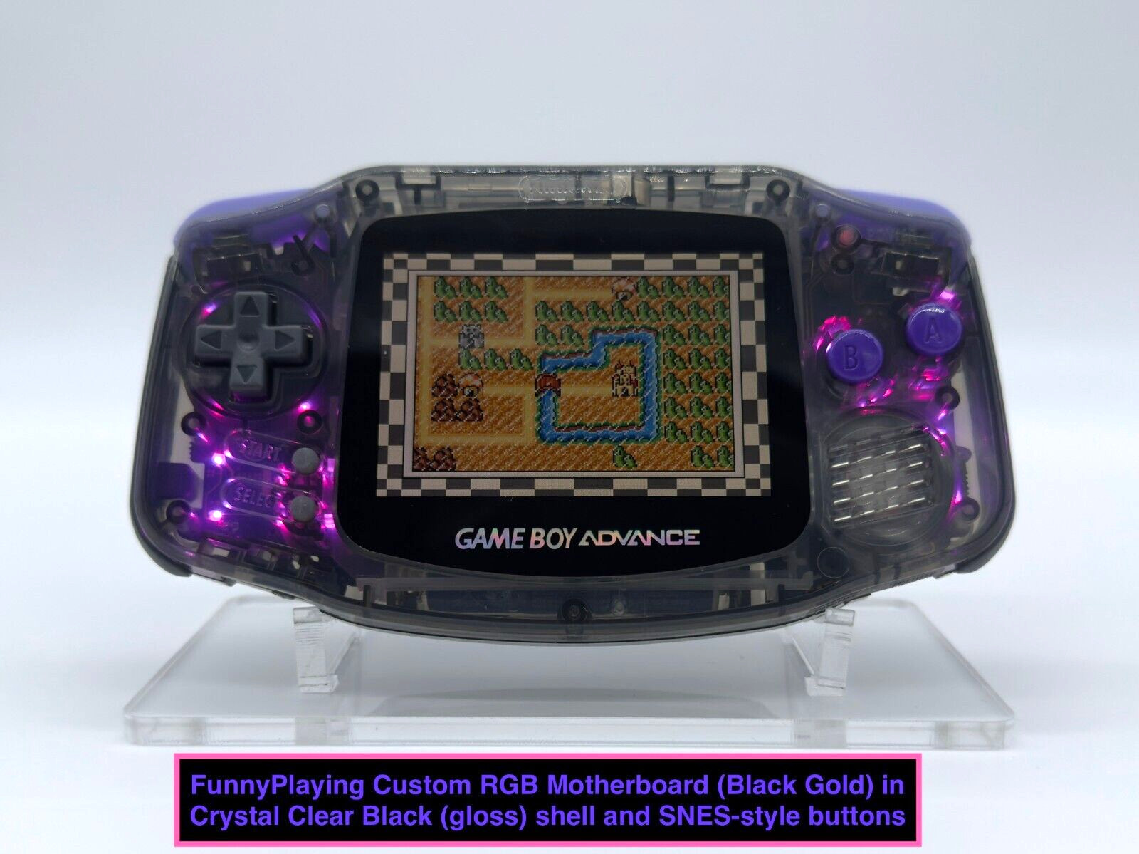 *NEW* FunnyPlaying GameBoy Advance “M2” 3.0 IPS, USB-C battery, Recap, holograph