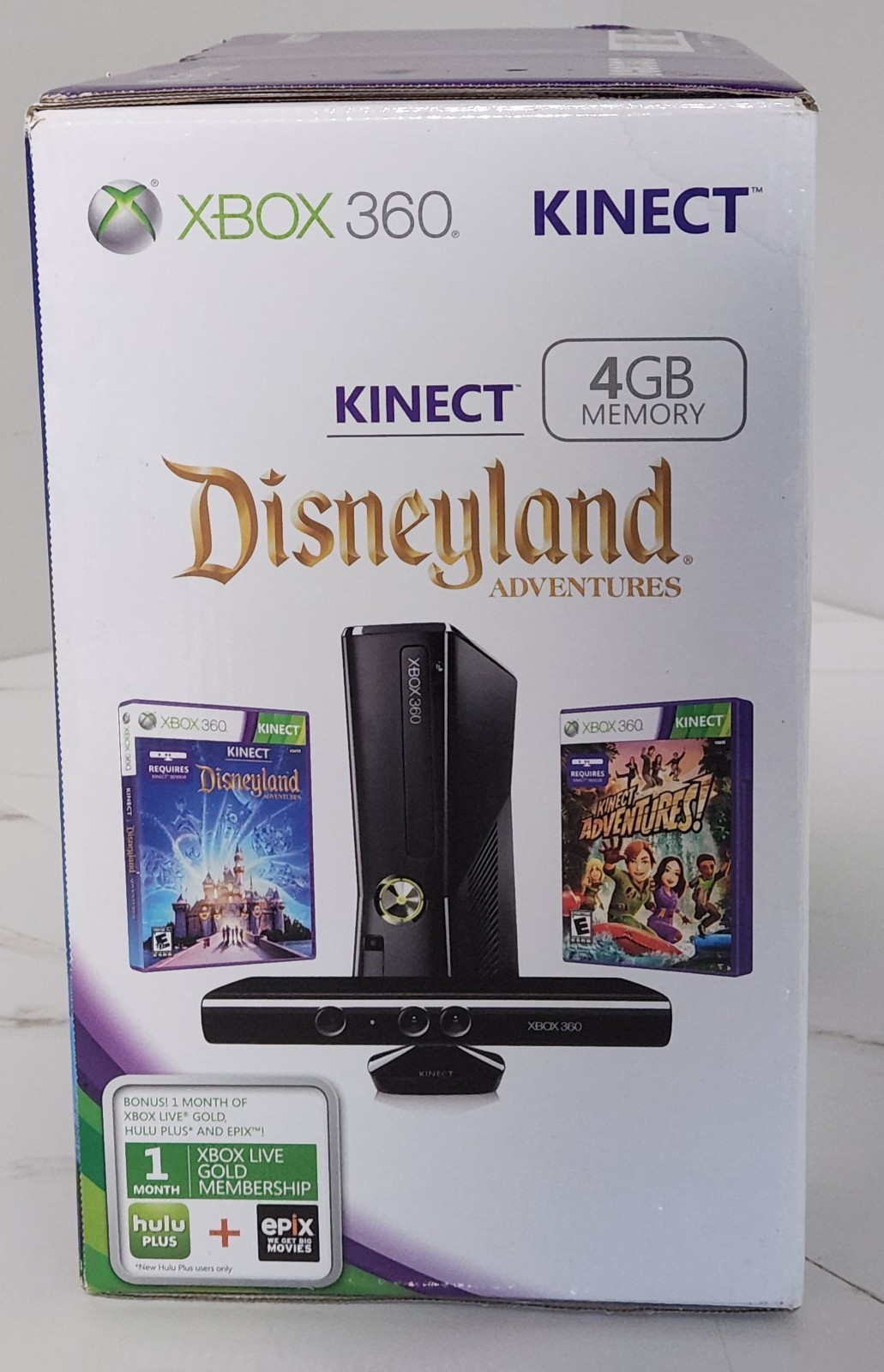 Microsoft XBOX 360 Disneyland Kinect Holiday System Bundle 4gb Brand New In Box