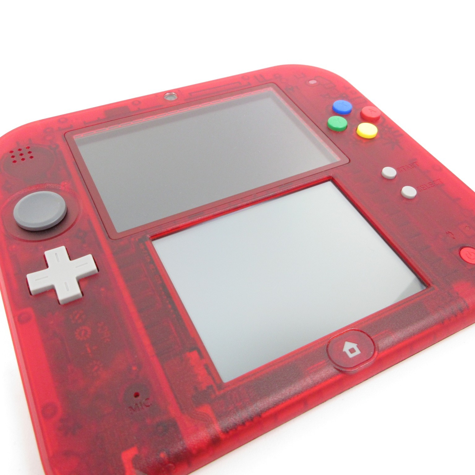 【Near Mint】Nintendo 2DS Pokemon Clear Red Console ONLY Japanese Edition #DEN0523