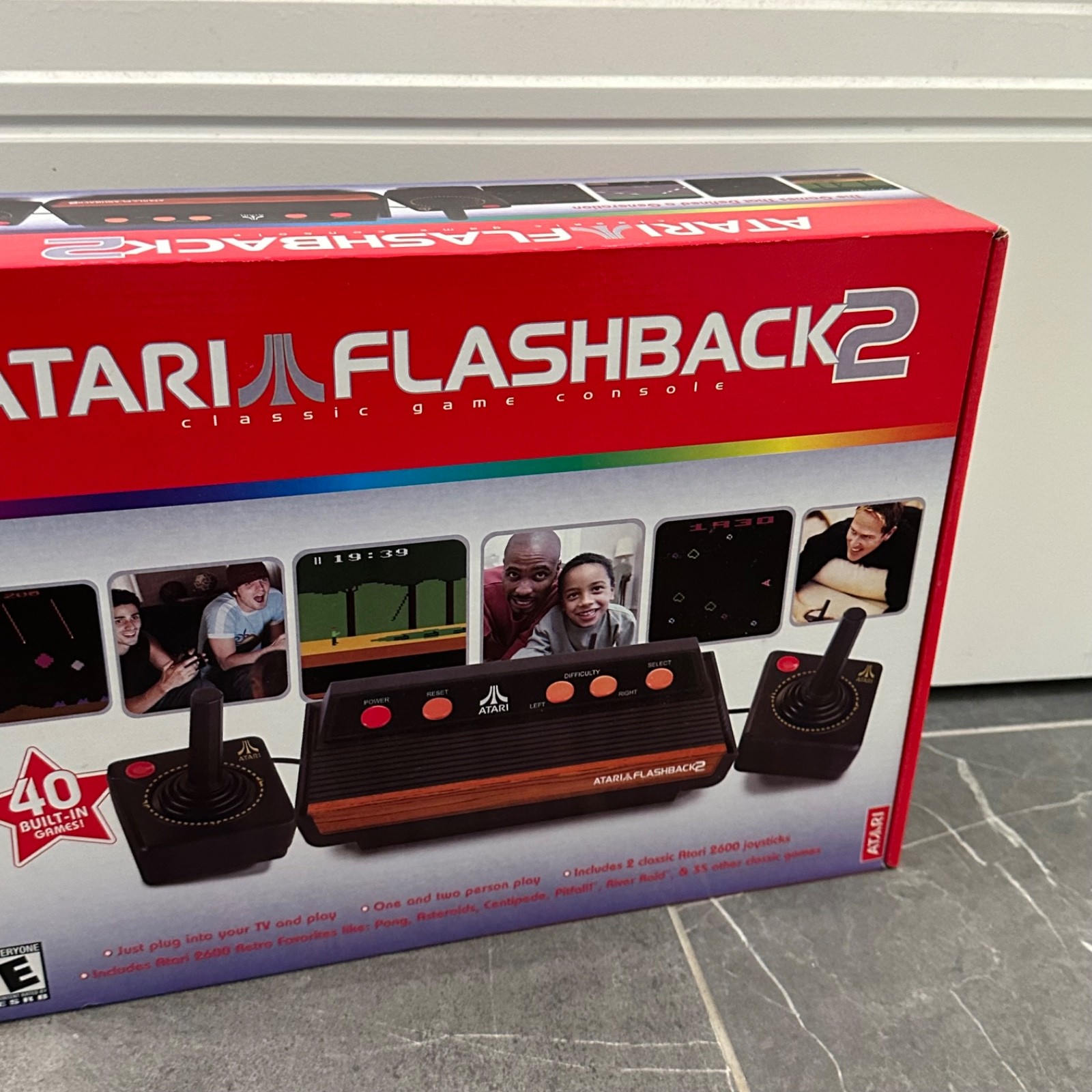 Atari Flashback 2 Classic Game Console New Factory Sealed 40 Built-in Games NIB