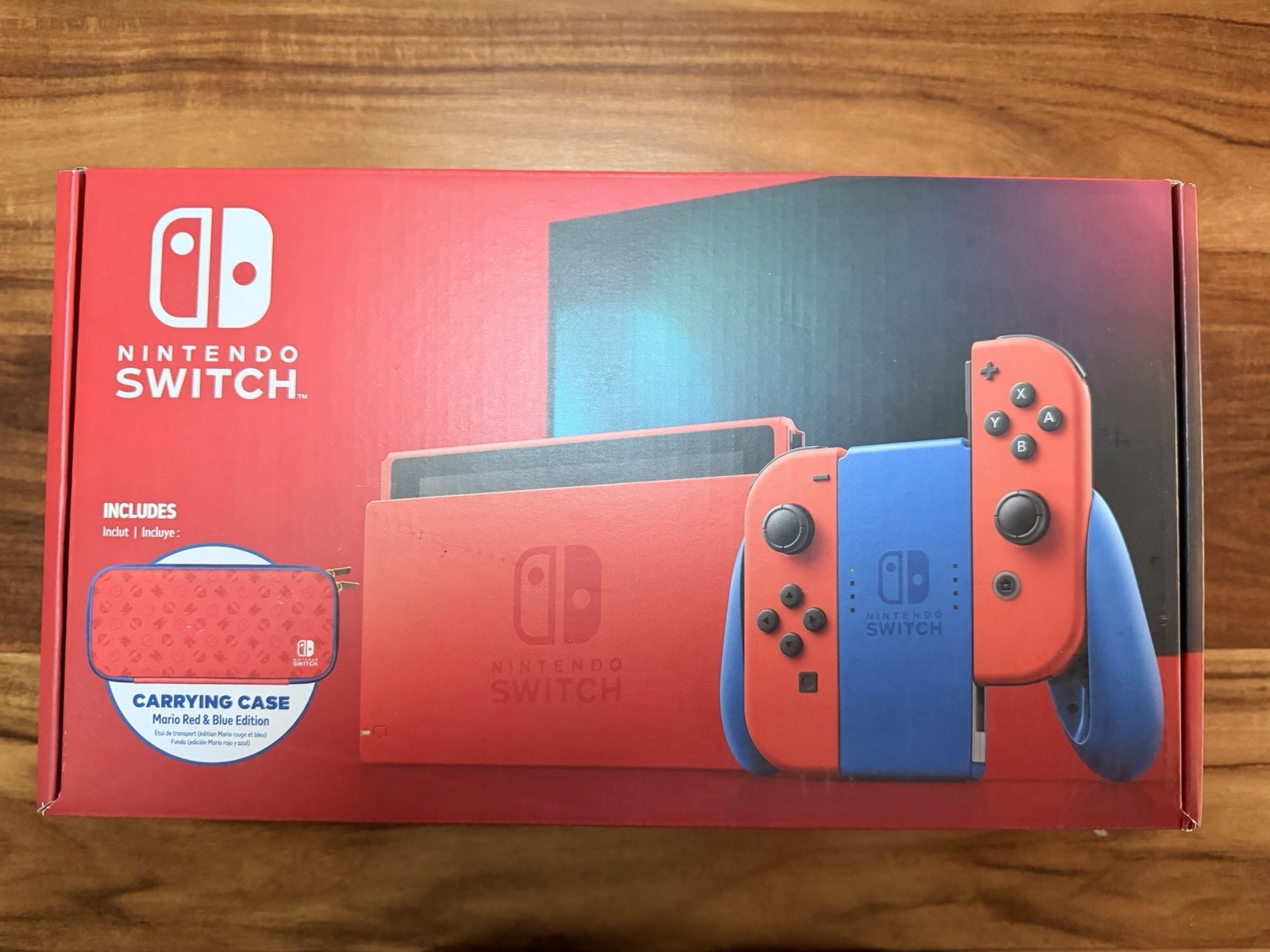 Nintendo Switch HAC-001-01 Limited Edition Mario Red & Blue Edition – 32GB