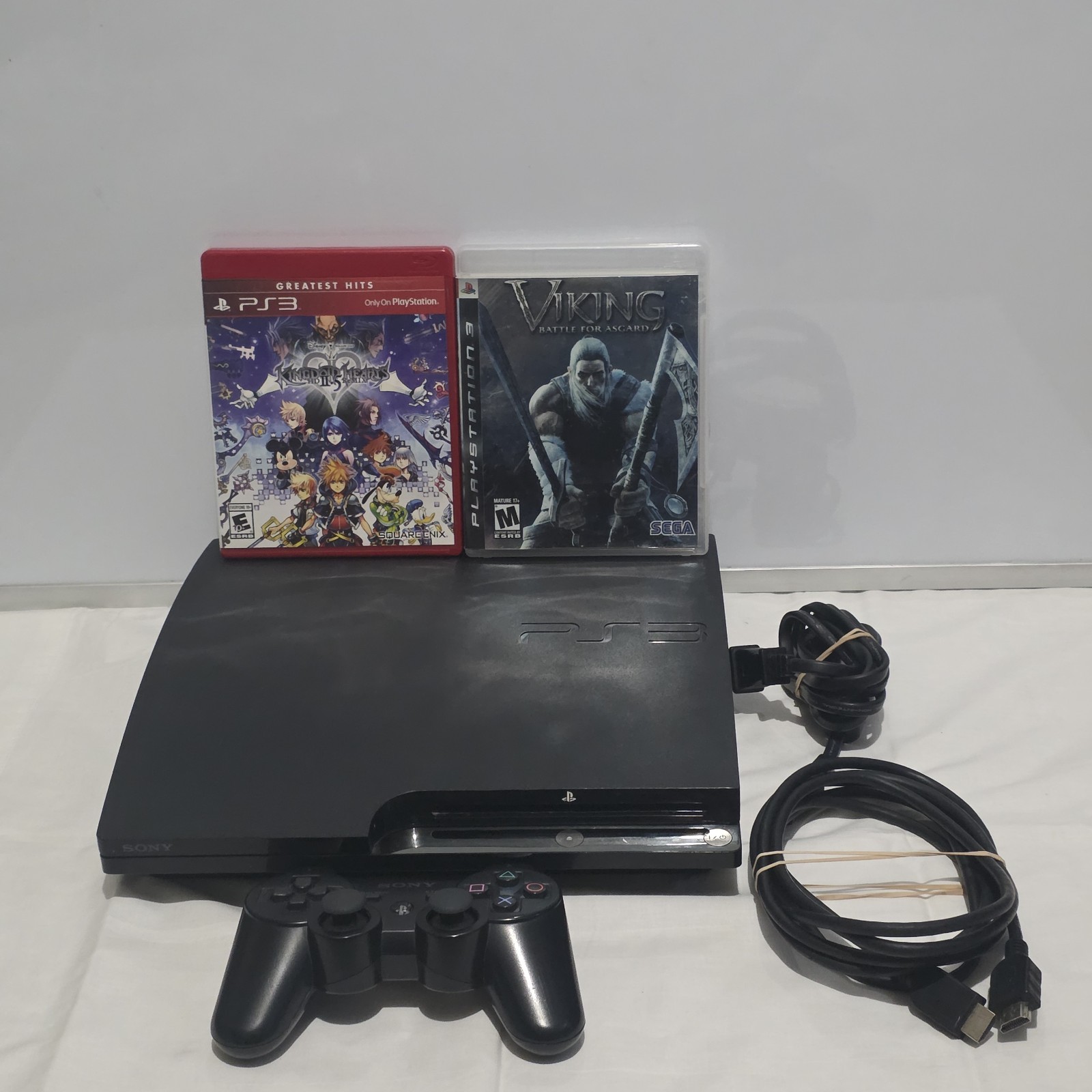 Sony PlayStation 3 PS3 Slim 160GB Console – Black (CECH-2501A) Tested-Working