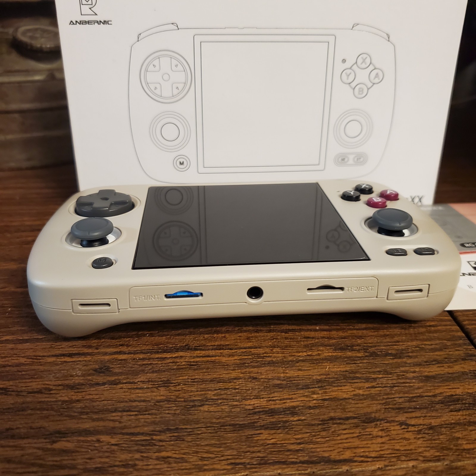 RG CubeXX Anbernic Retro Handheld Game Console ROCKNIX 32G+128G 8BIT GREY USA