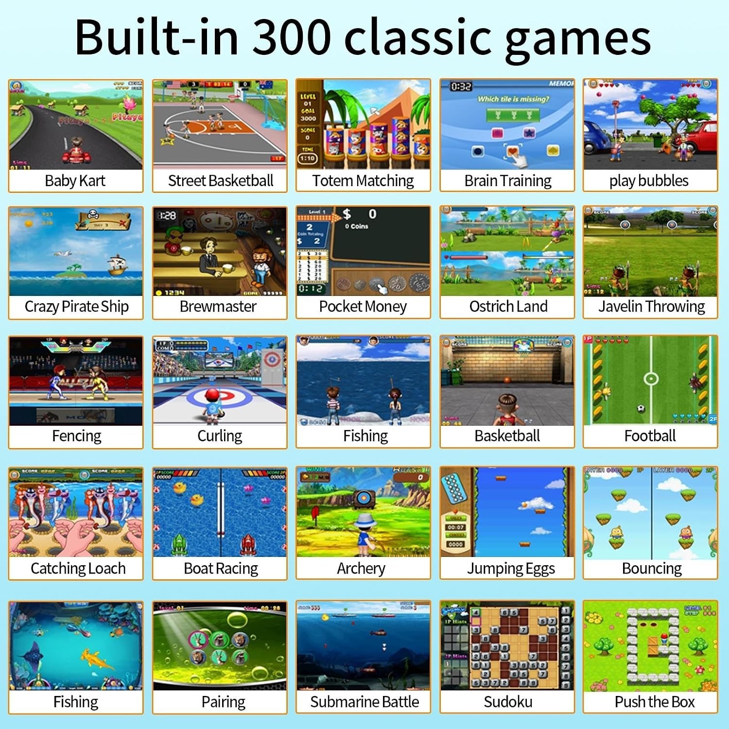 Ultimate Handheld Gaming Experience – 300 Games, 3-Inch Screen & Birthday Gift