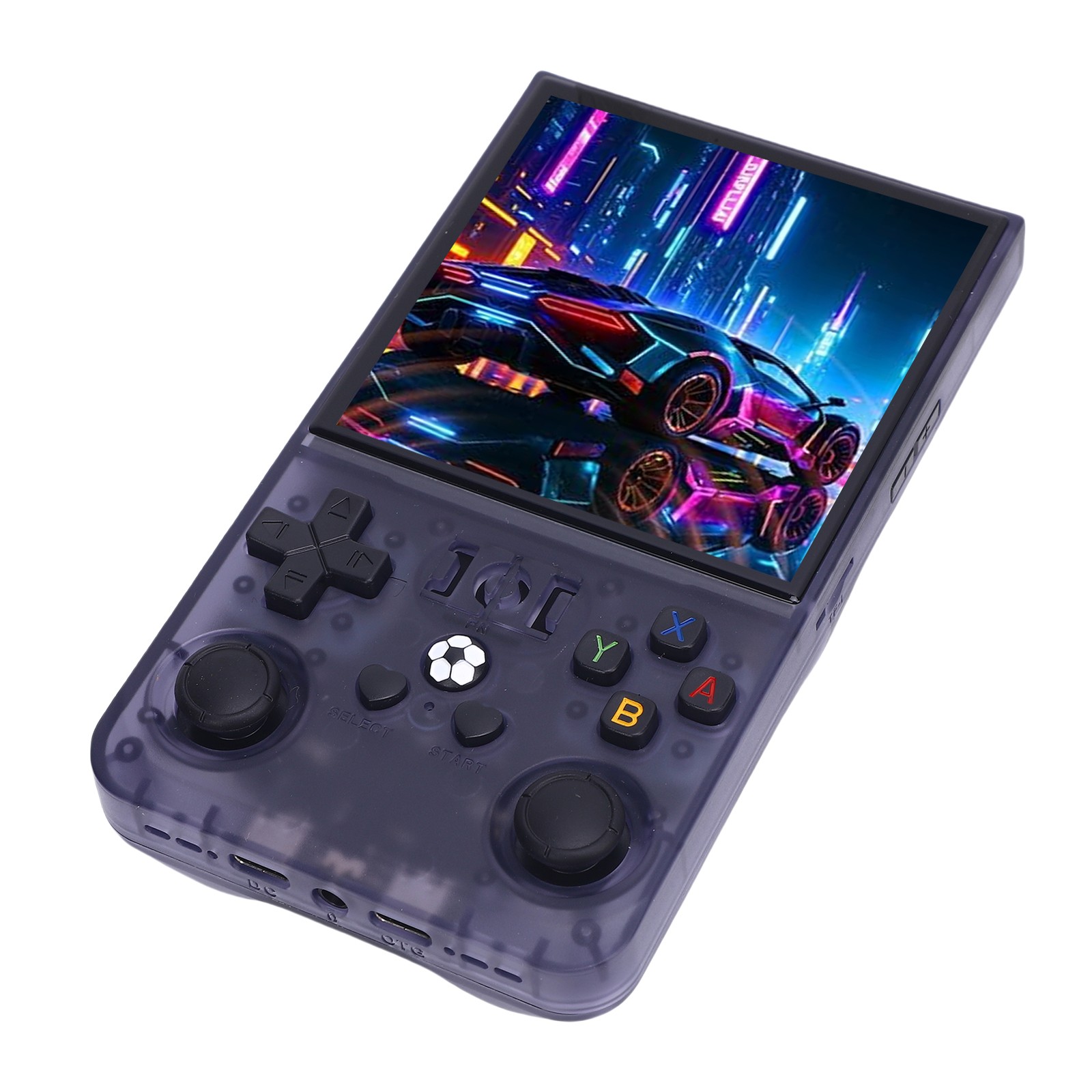 Portable Handheld Video Game Console Translucent Grey 4 Inch Screen 4000mAh