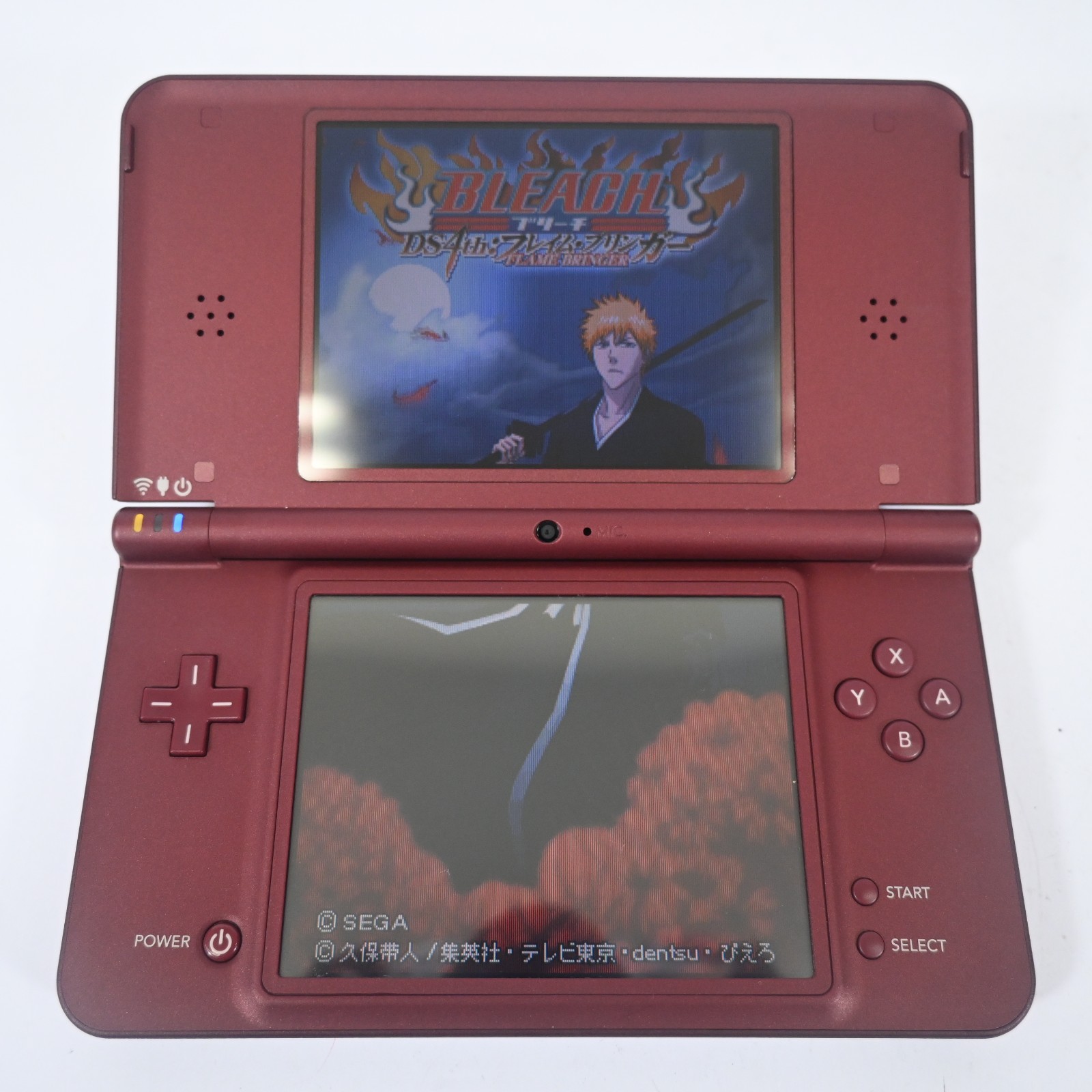 Nintendo DSi LL Wine Red Console Complete Set Tested NTSC-J Japan