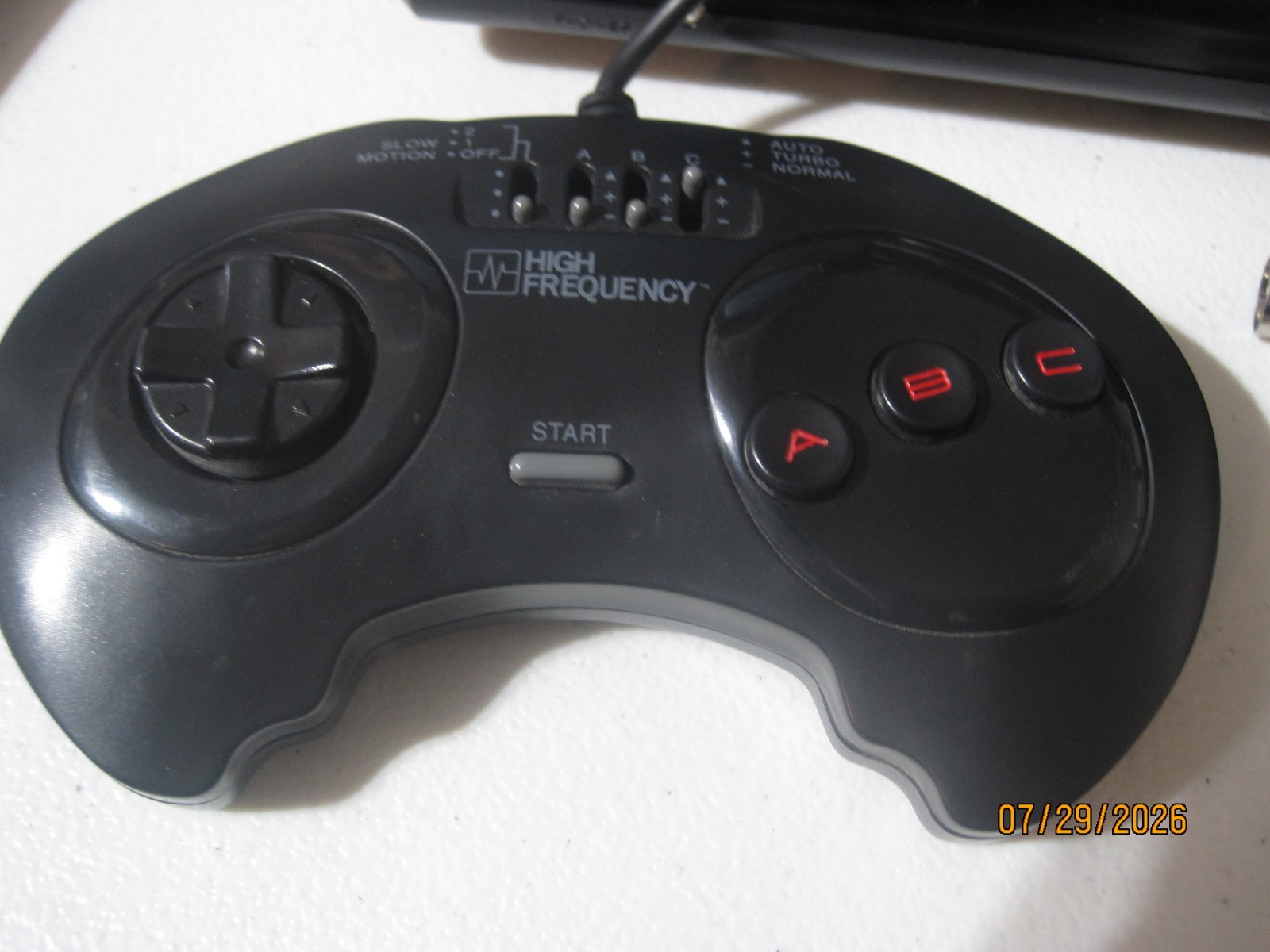 Sega Genesis Model-1 MK-1601 Console with Cords 4 Controllers & 3 Games – Tested