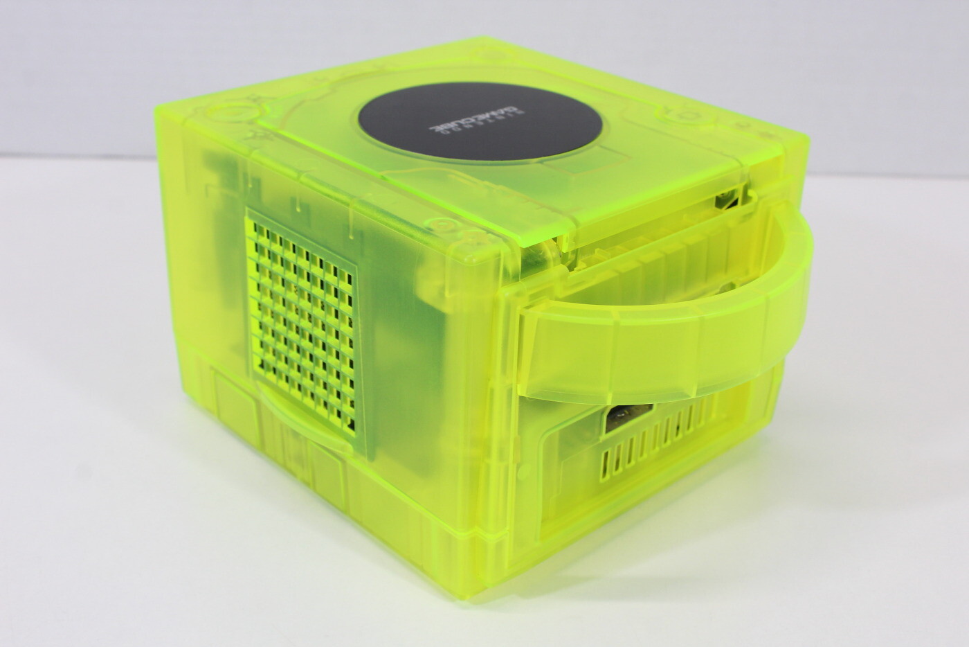 Nintendo Gamecube Console Clear Transparent Yellow NTSC-U/C DOL-001 GC RGB LED
