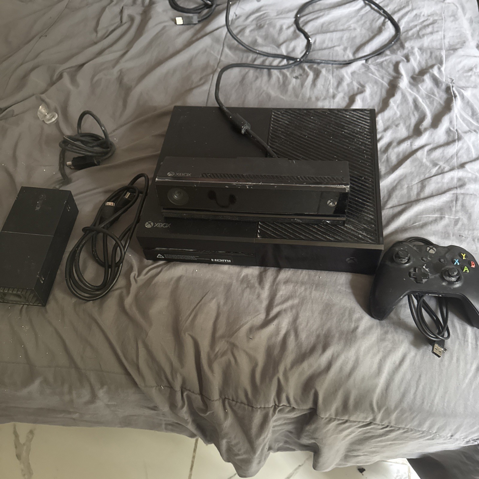Microsoft Xbox One with Kinect Black Console