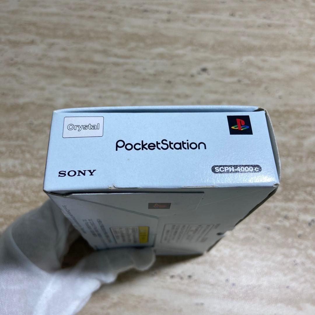 Sony PocketStation Crystal SCPH-4000 Clear Console Complete Boxed Unused 7123